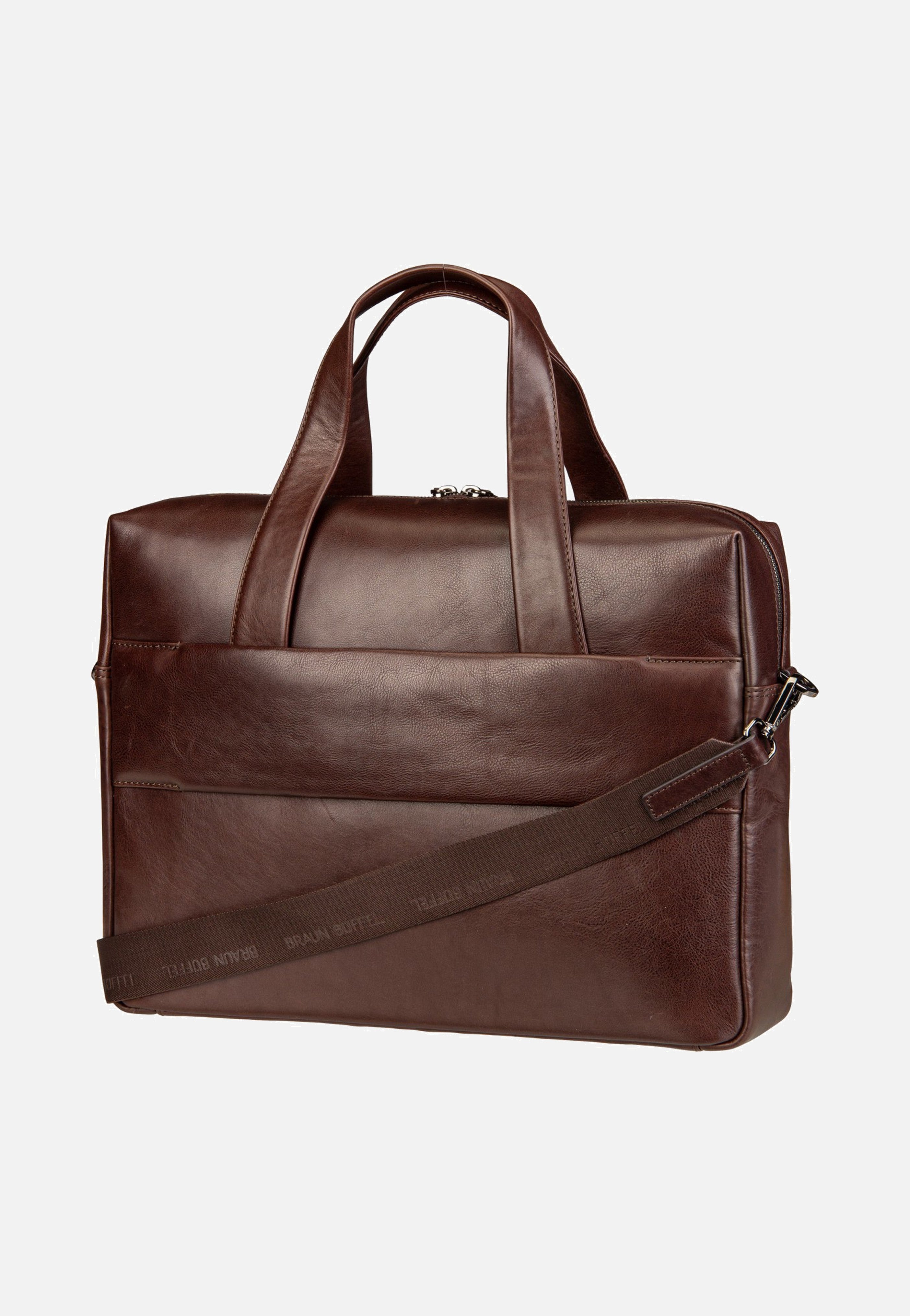 Braun Büffel Arezzo Businesstasche Braun Briefcase