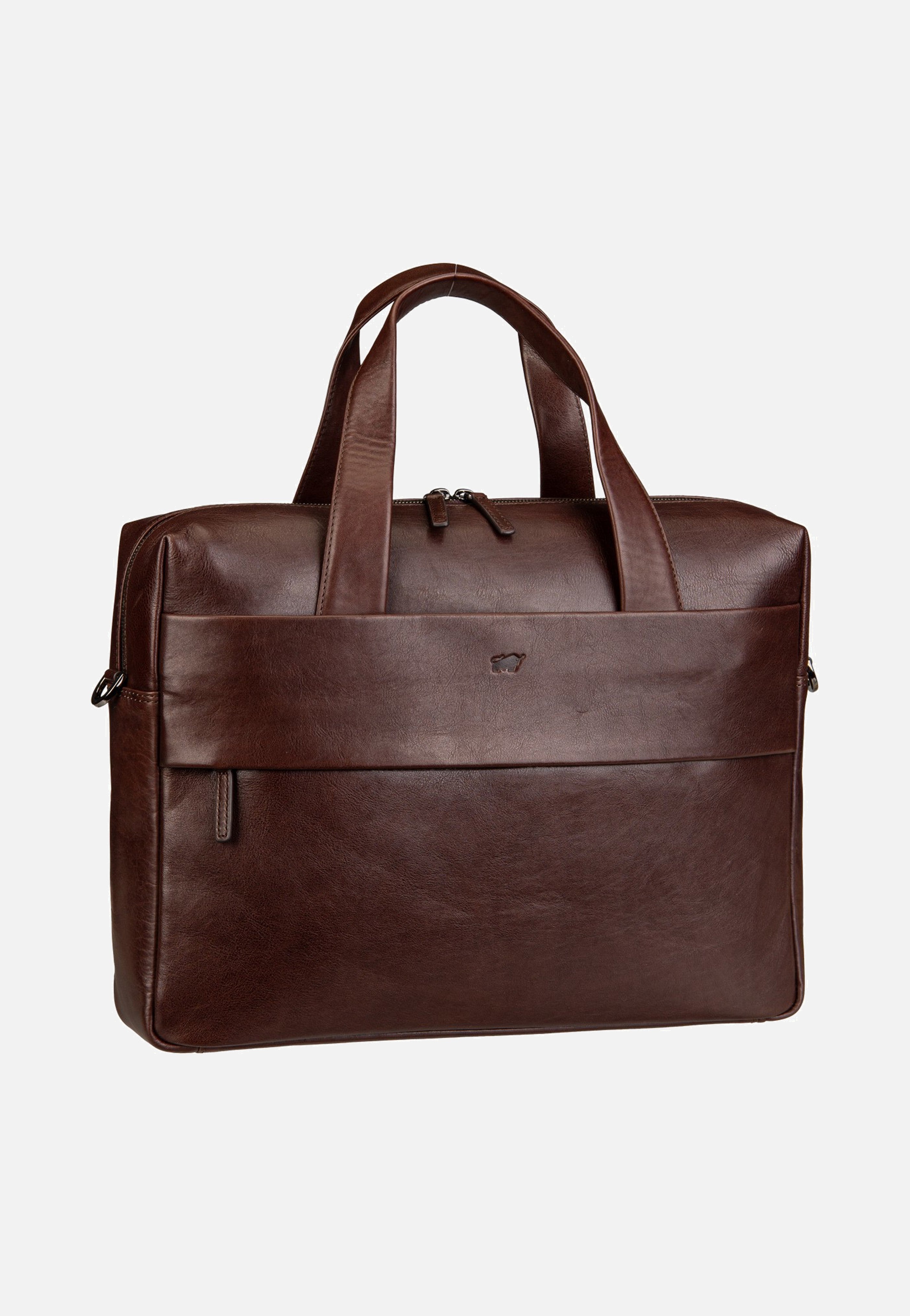 Braun Büffel Arezzo Businesstasche Braun Briefcase