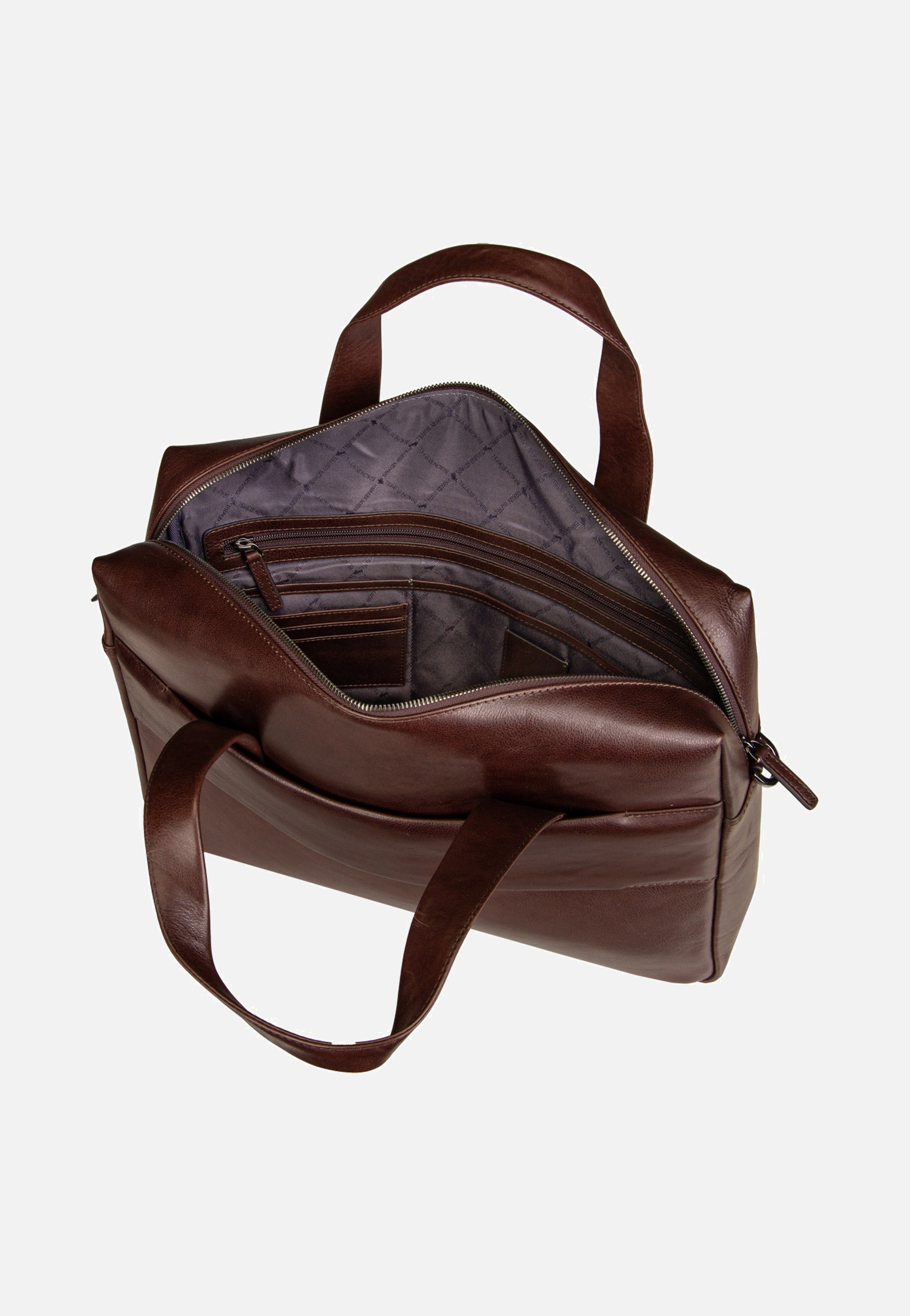 Braun Büffel Arezzo Businesstasche Braun Briefcase
