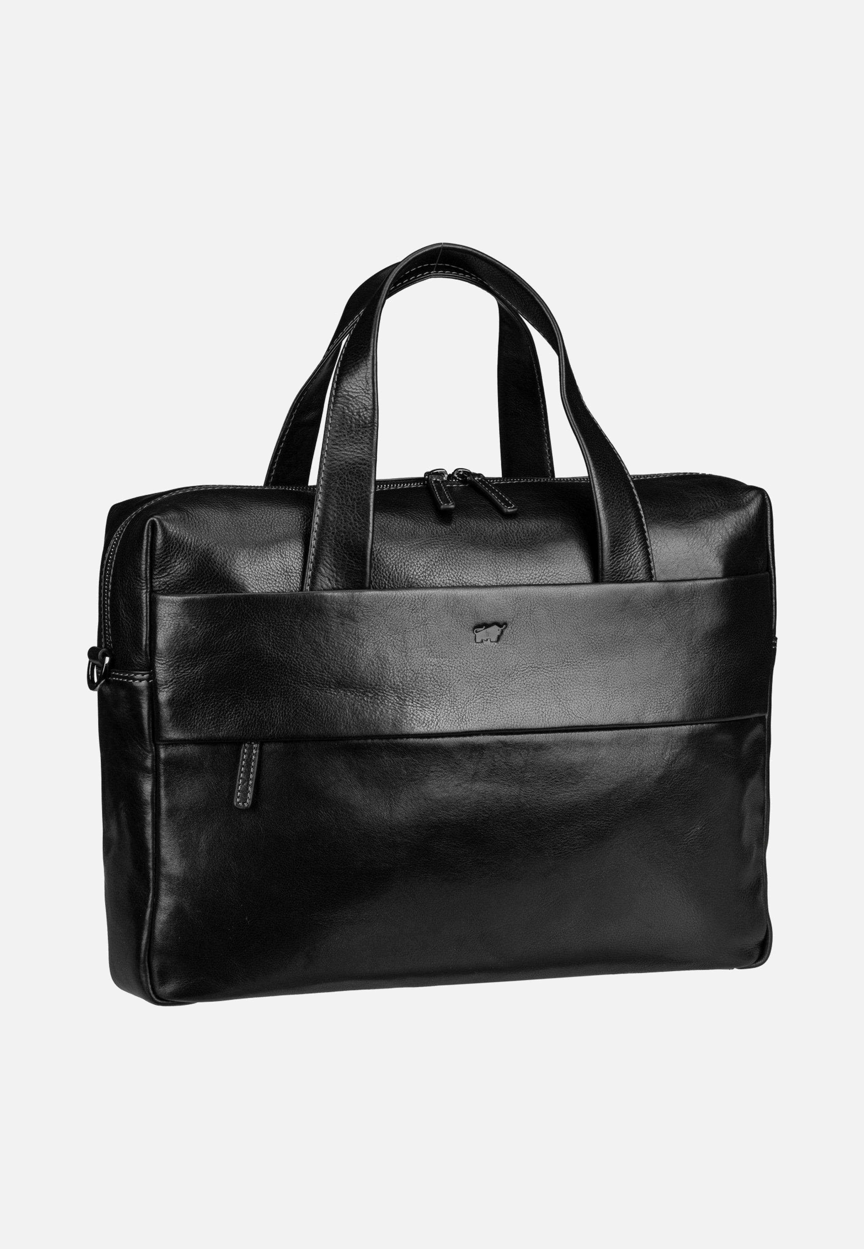 Braun Büffel Arezzo Businesstasche Schwarz Briefcase