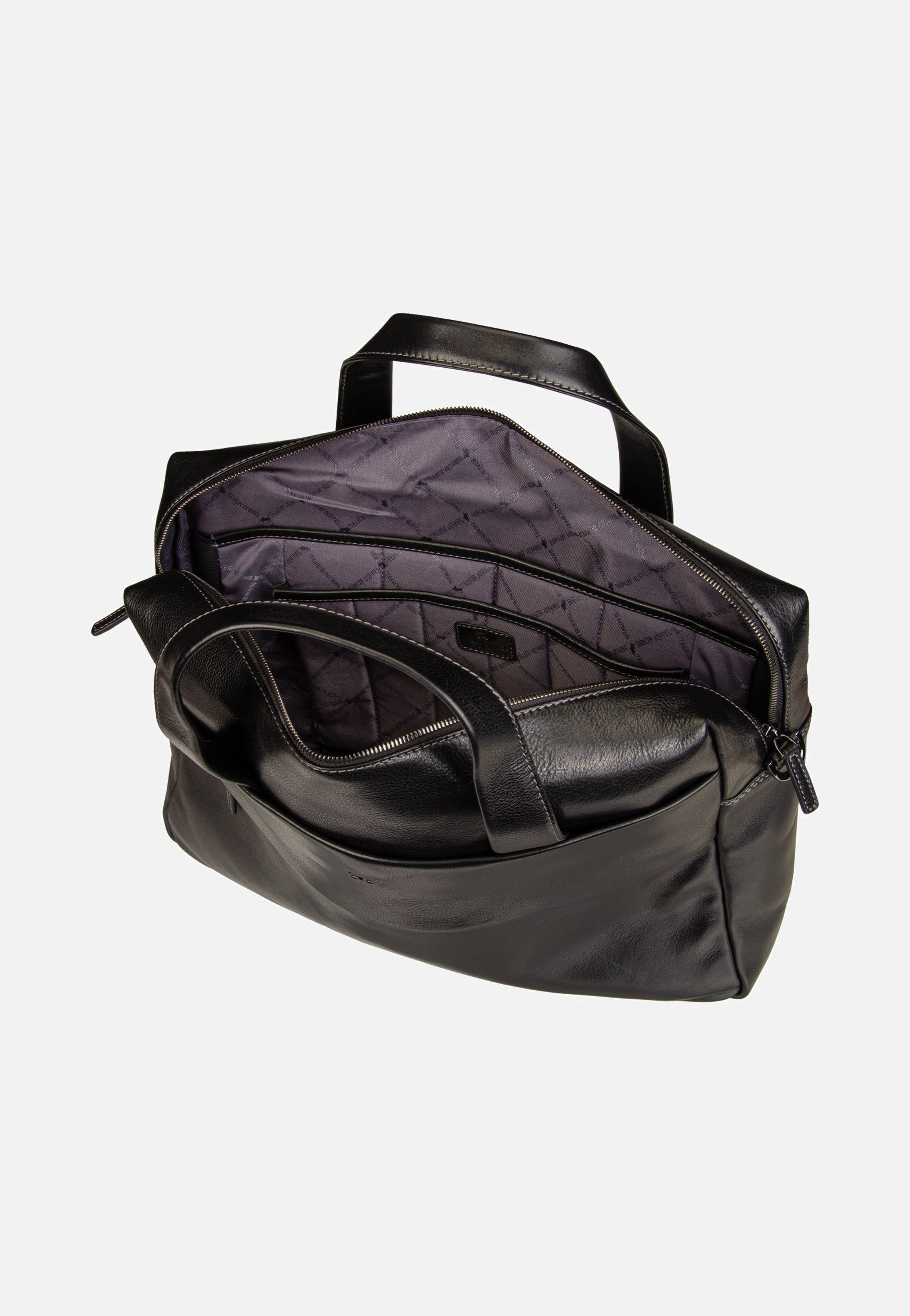 Braun Büffel Arezzo Businesstasche Schwarz Briefcase