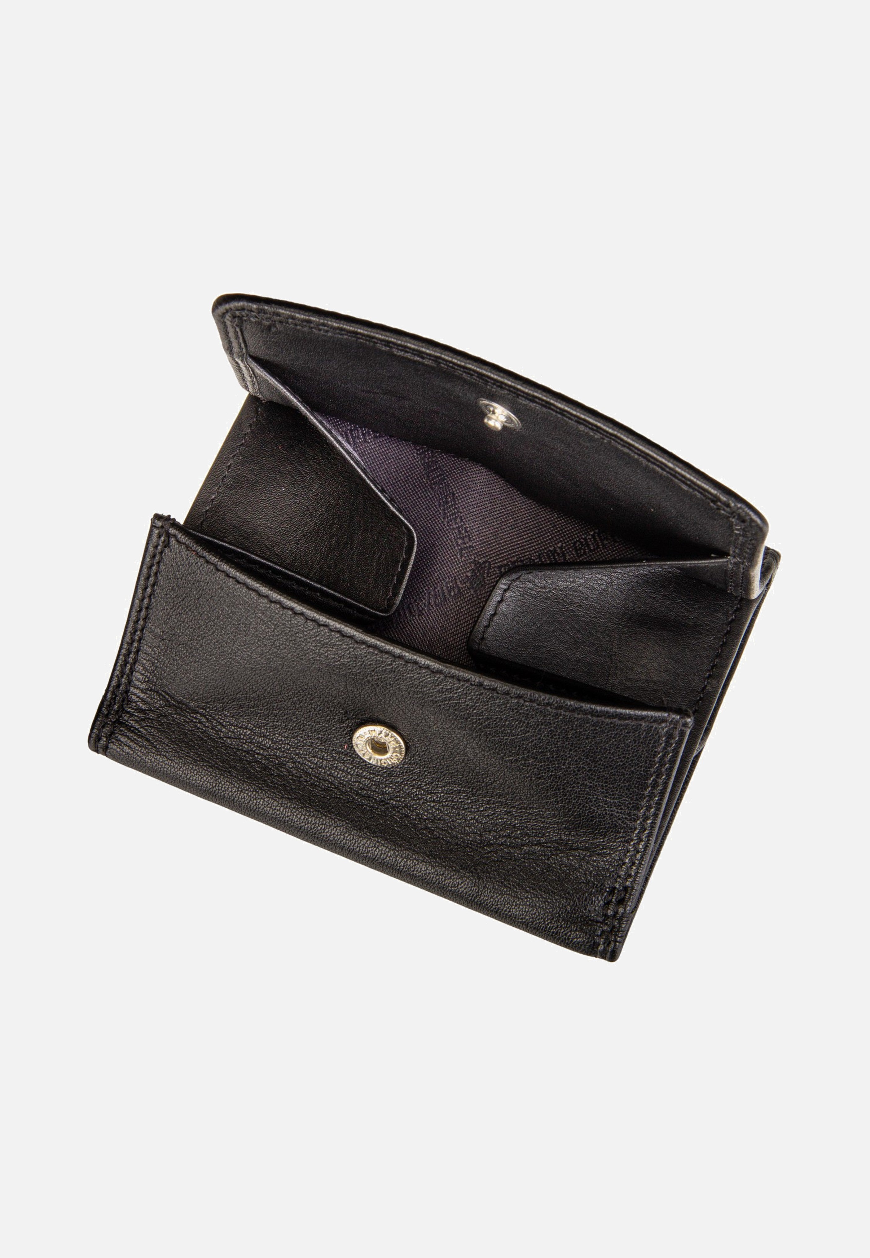 Braun Büffel Golf RFID Coin Purse 2Cs Black Wallet