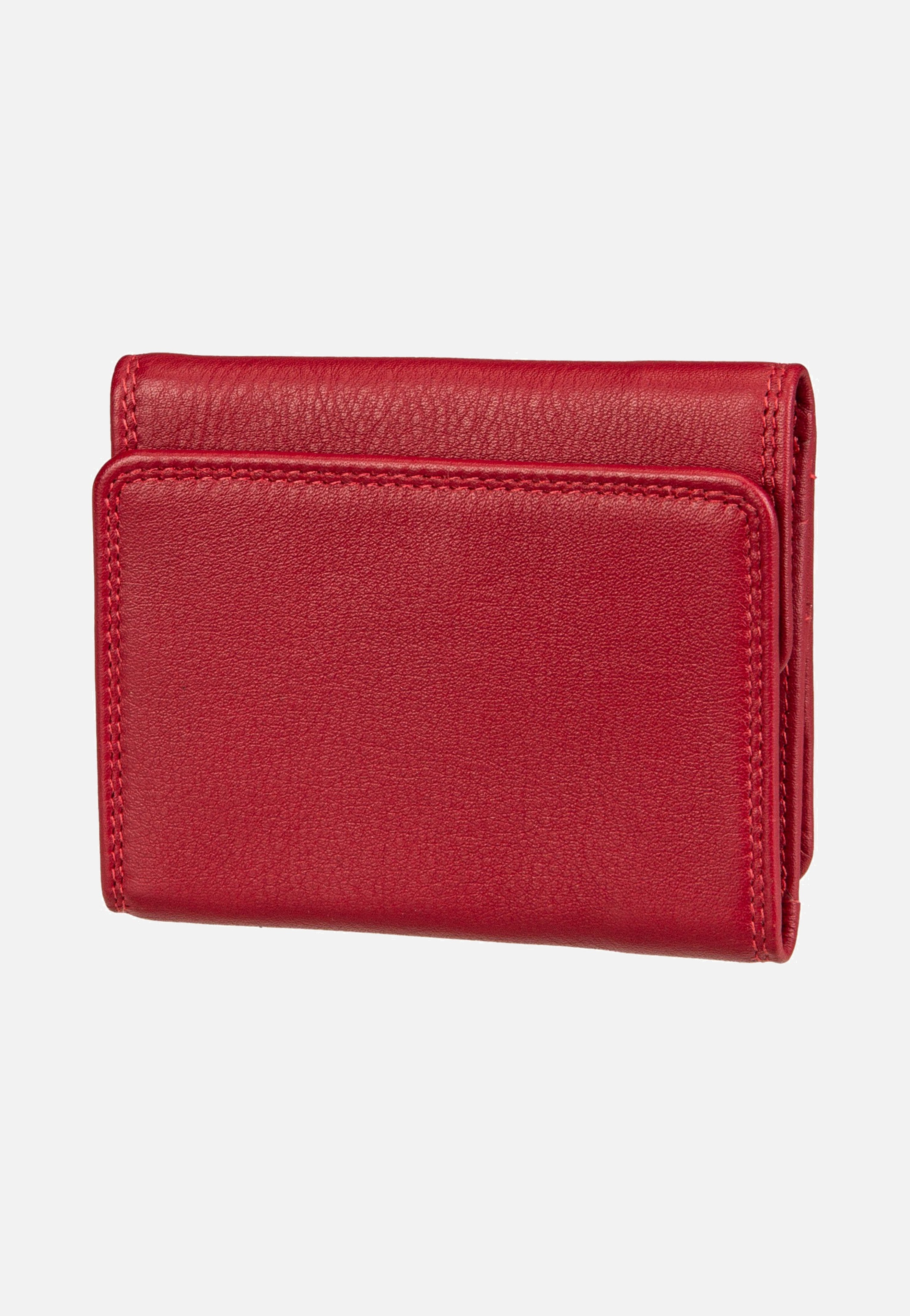 Braun Büffel Golf RFID Coin Purse 2Cs Red Wallet