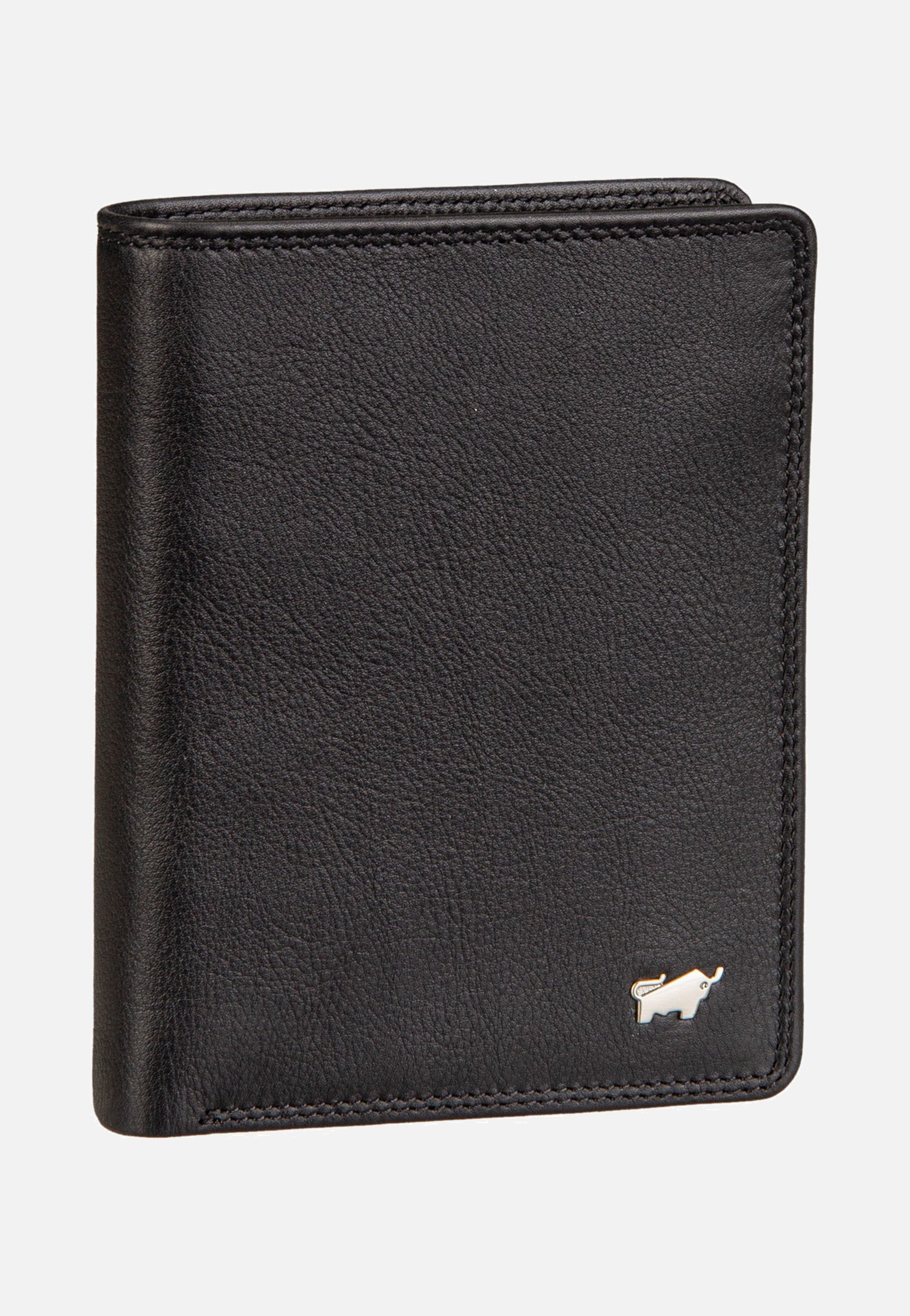 Braun Büffel Golf RFID Coin Wallet H 7Cs + Loop Black Wallet