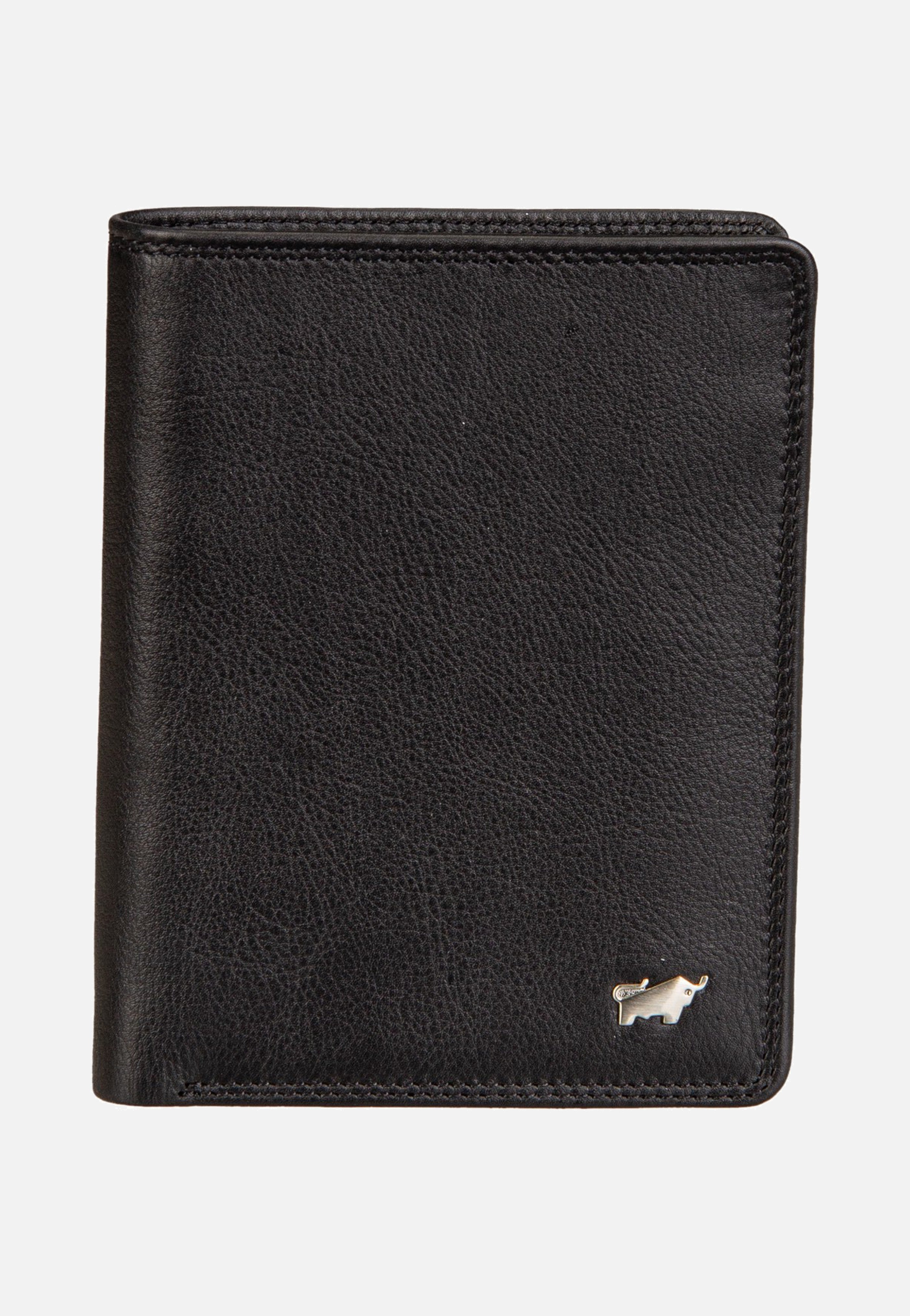 Braun Büffel Golf RFID Coin Wallet H 7Cs + Loop Black Wallet