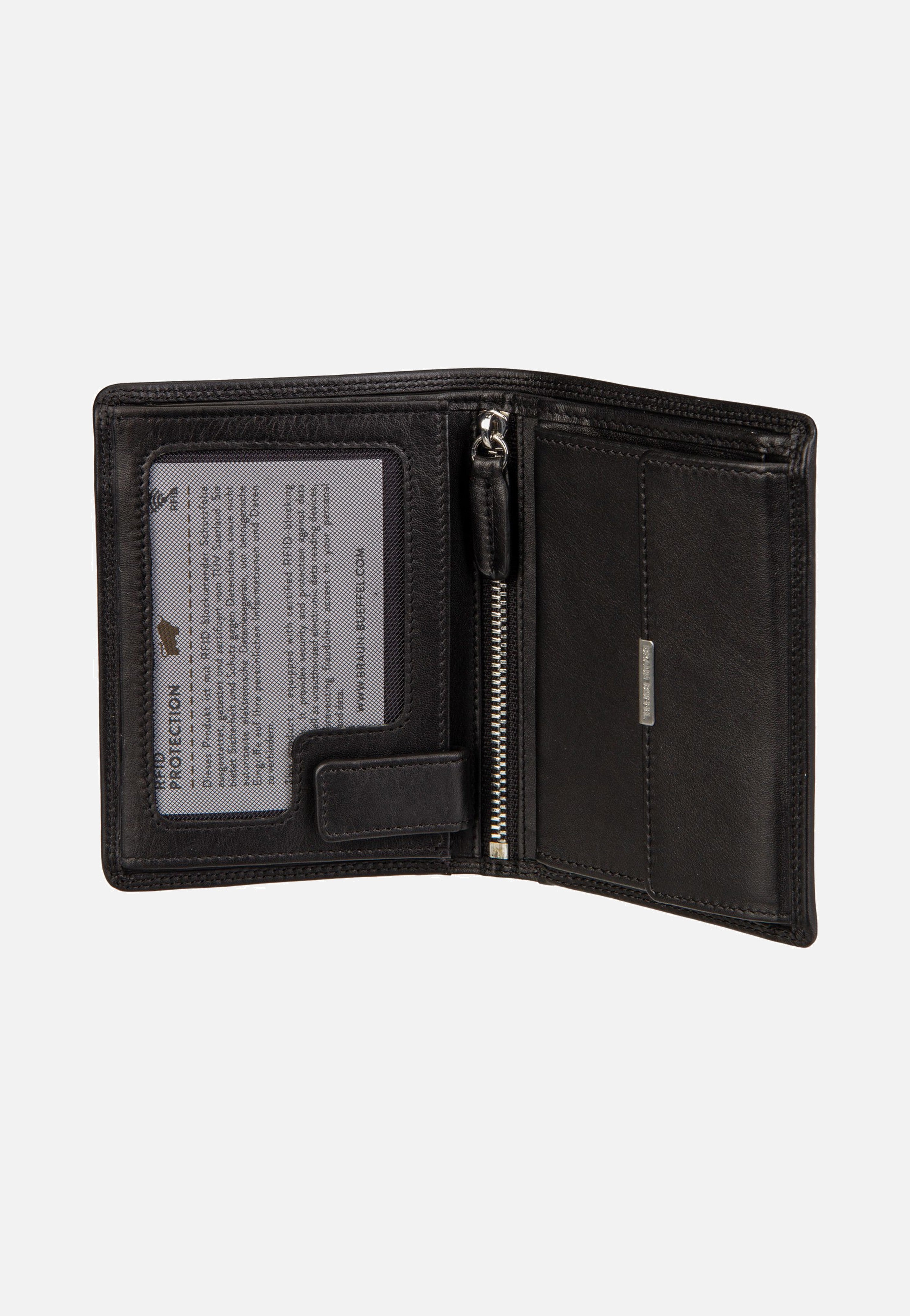 Braun Büffel Golf RFID Coin Wallet H 7Cs + Loop Black Wallet