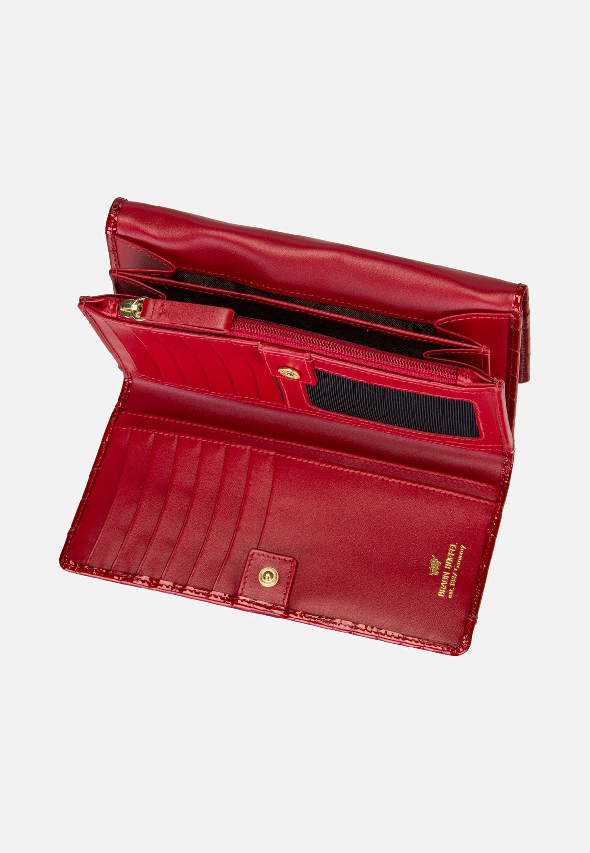 Braun Büffel Verona 40152 Rot Portafoglio