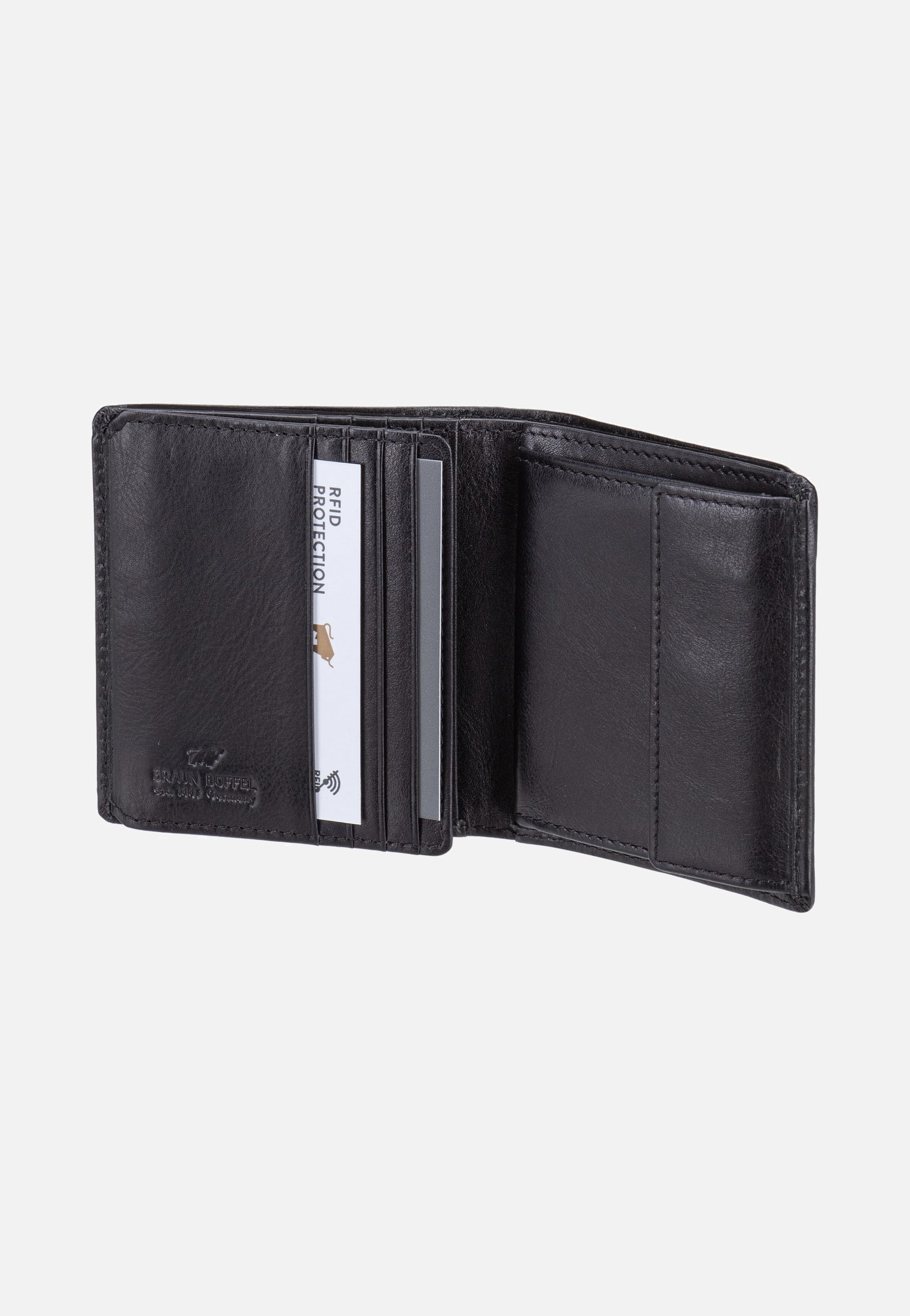 Braun Büffel - Arezzo RFID Carré 8Cs Schwarz - Wallet | Neutral-Image