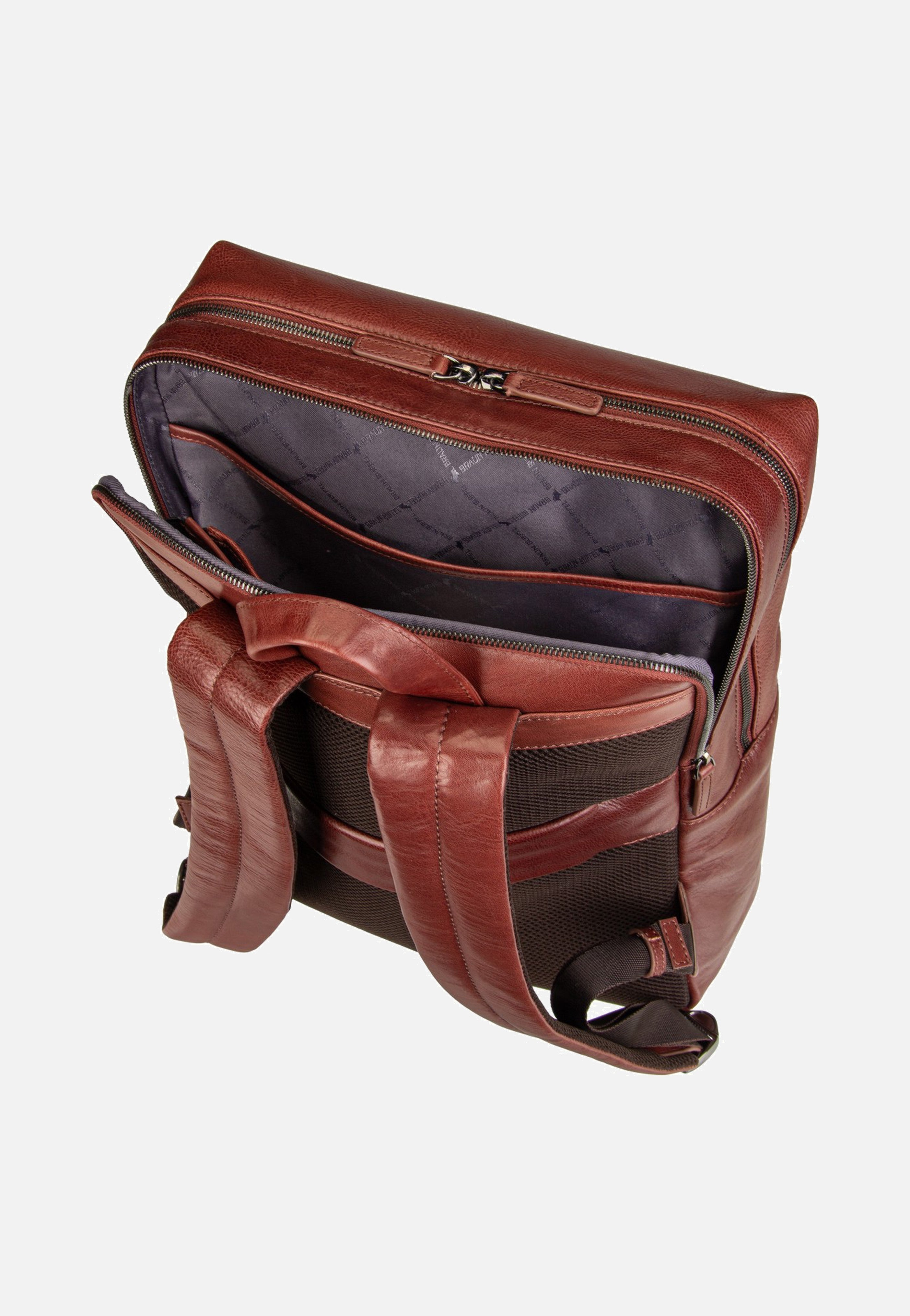 Braun Büffel Arezzo Rucksack Tabak Backpack