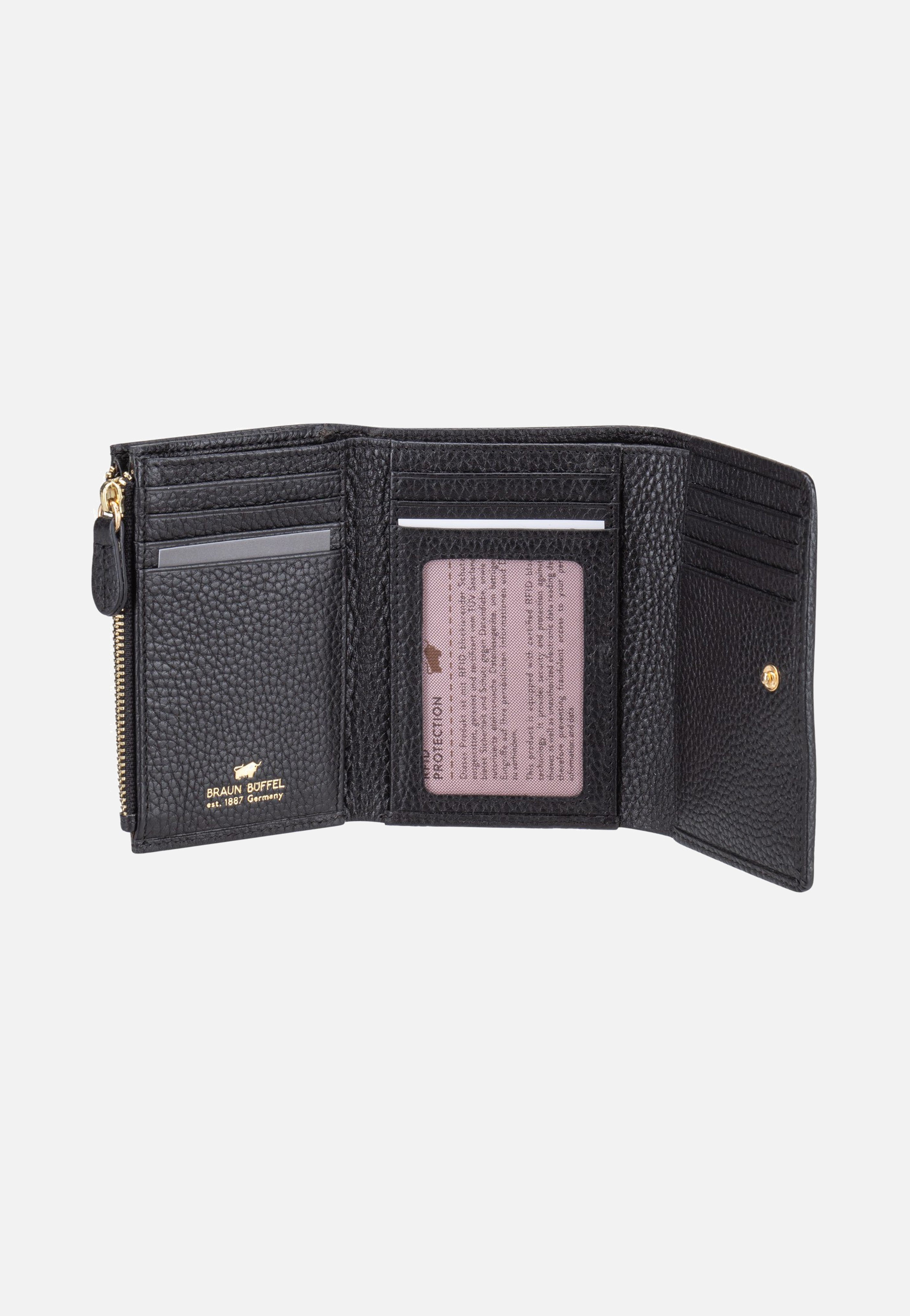 Braun Büffel Asti S 11Cs Schwarz Wallet