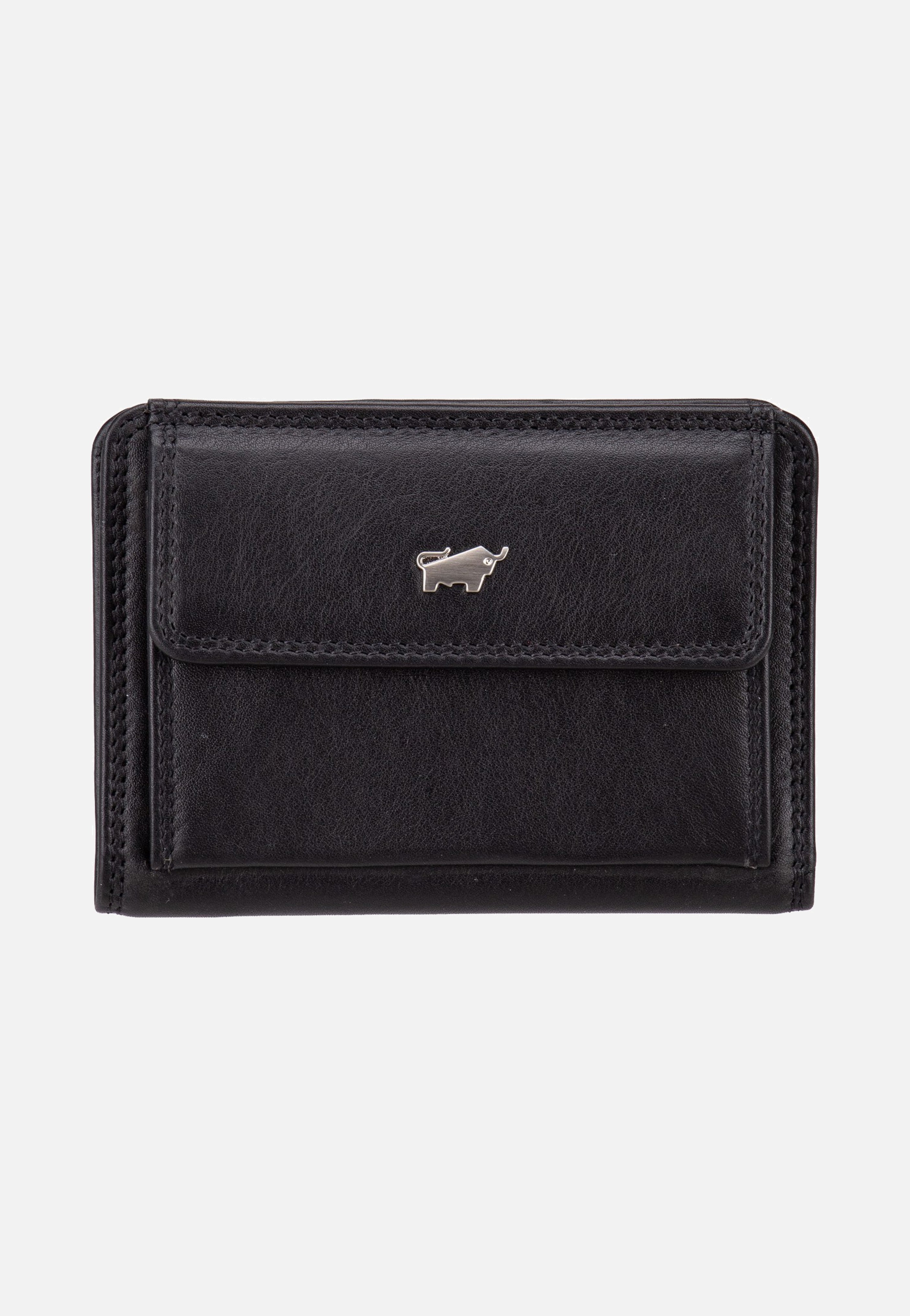 Braun Büffel Golf RFID Coin Purse S 2Cs Black Wallet