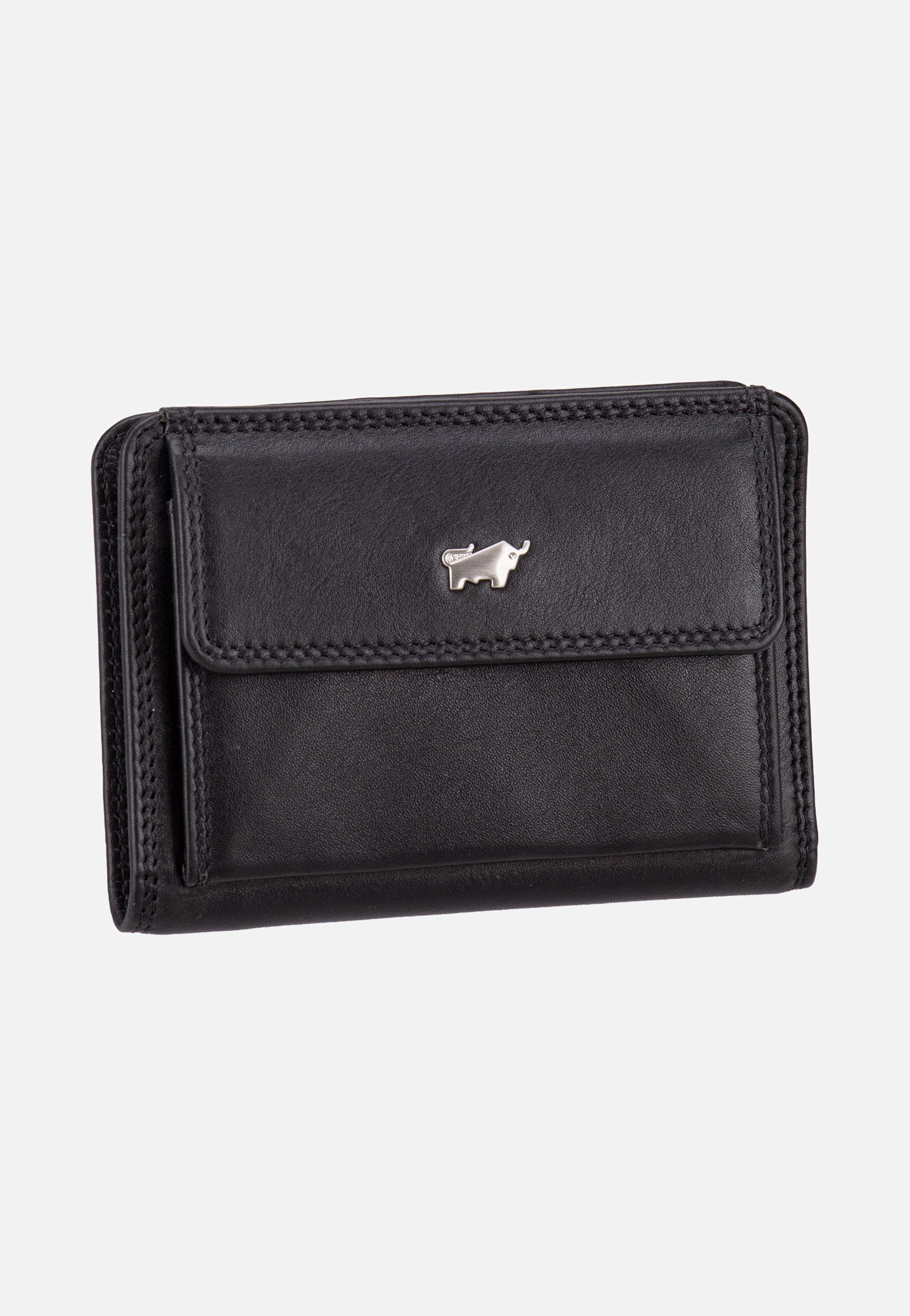 Braun Büffel Golf RFID Coin Purse S 2Cs Black Wallet