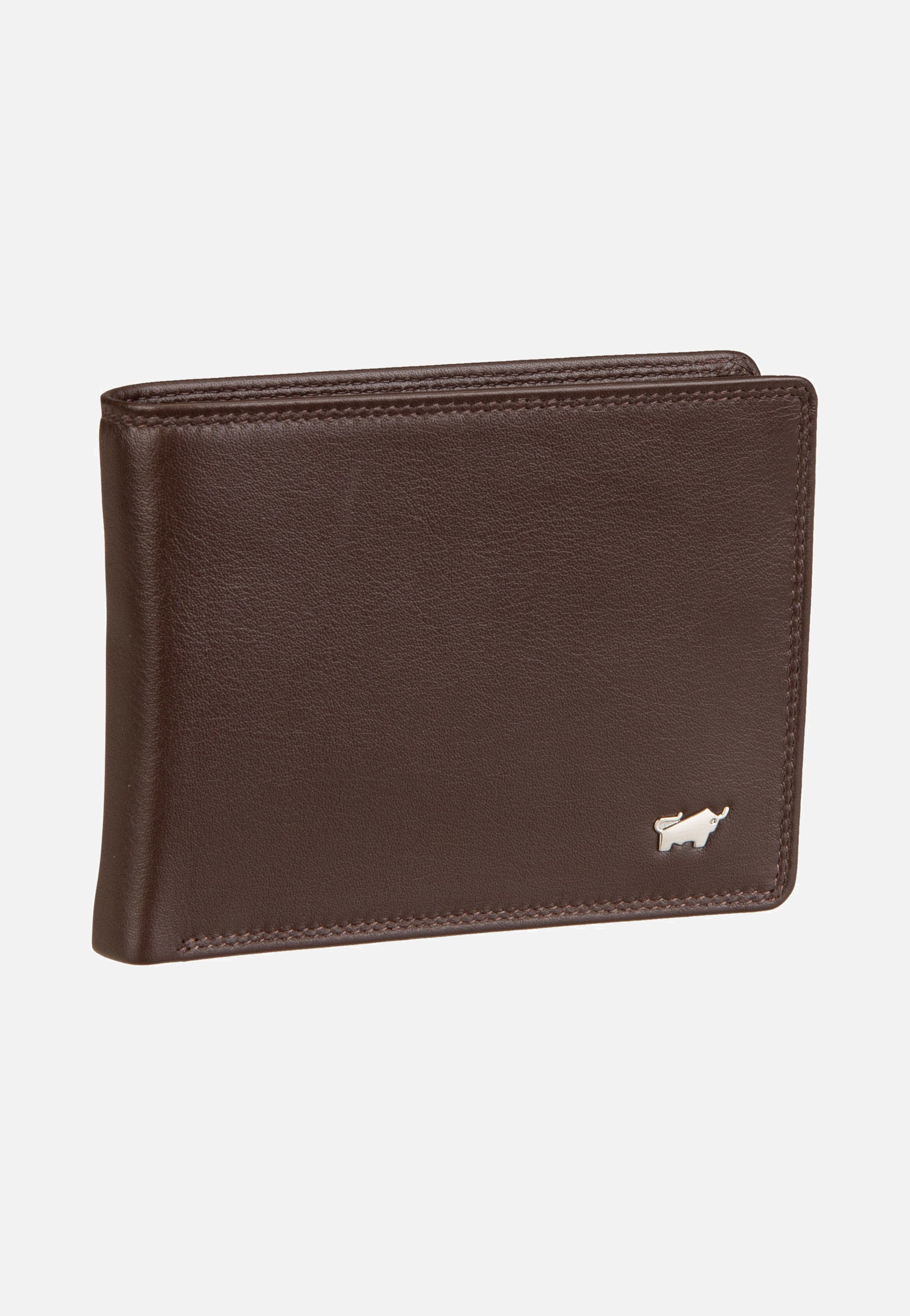 Braun Büffel Golf RFID Coin Wallet 8Cs Braun Wallet