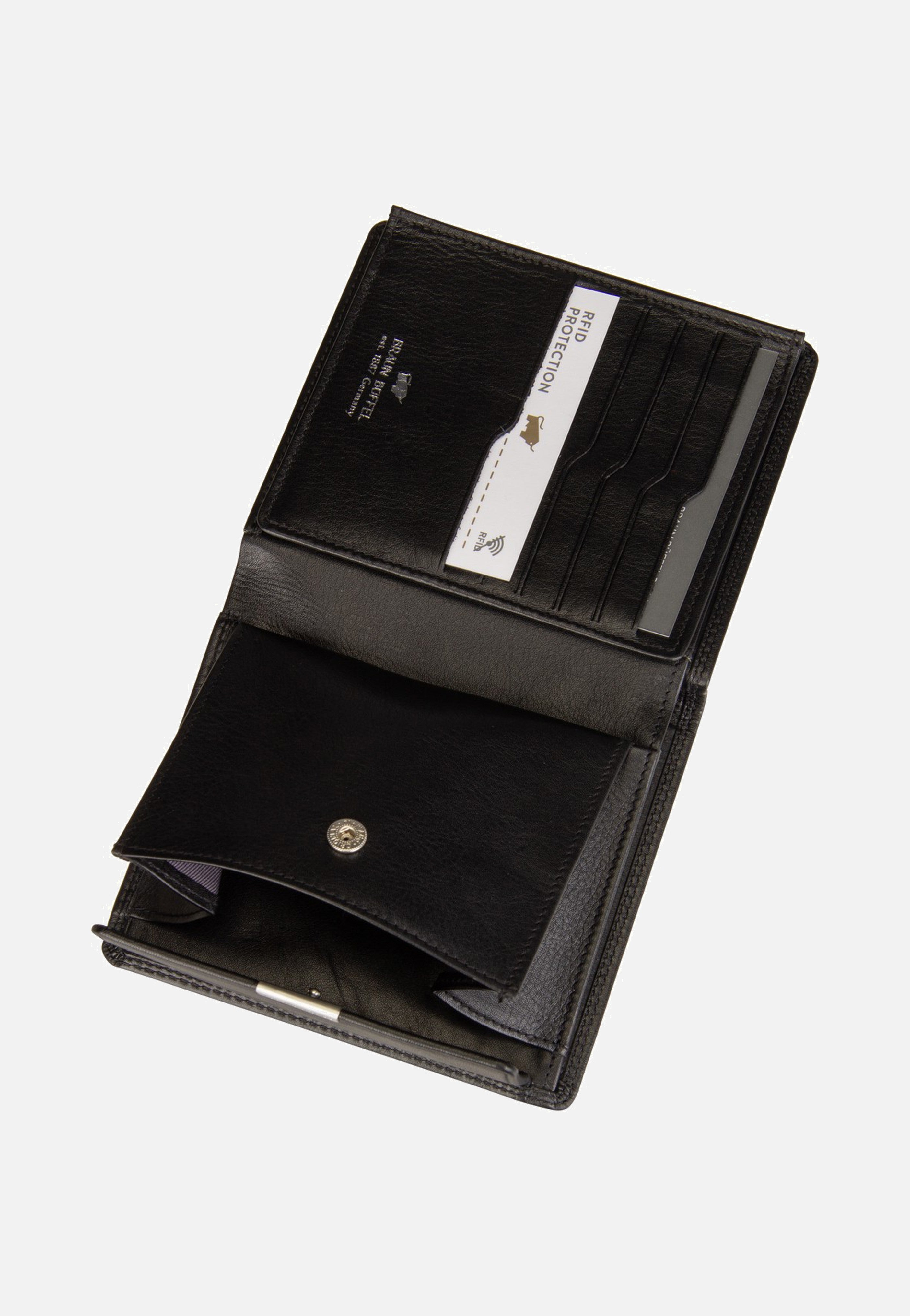 Braun Büffel - Golf RFID Coin Wallet H 12Cs Black - Wallet | Neutral-Image