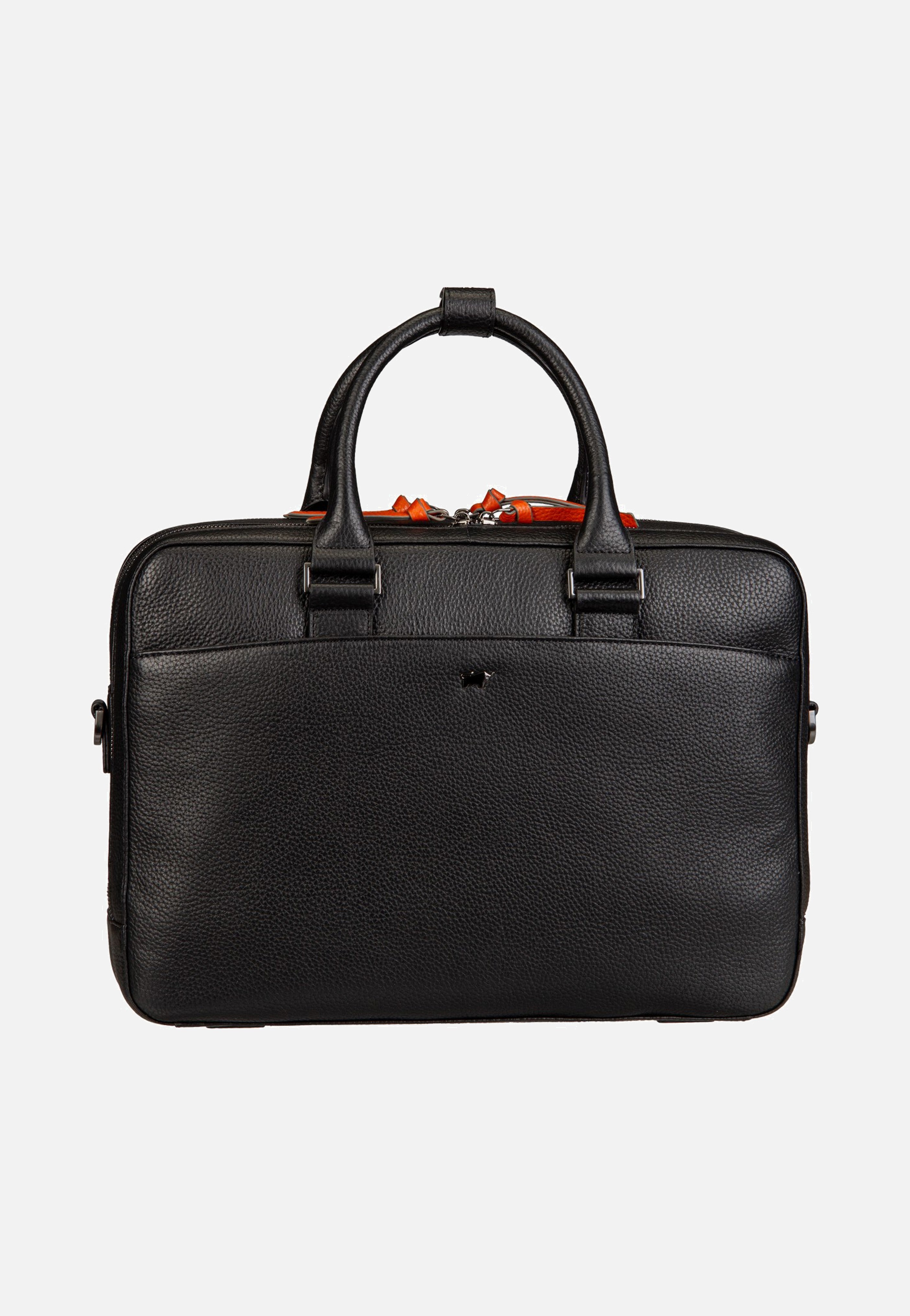 Braun Büffel Novara Business Bag L Schwarz Briefcase