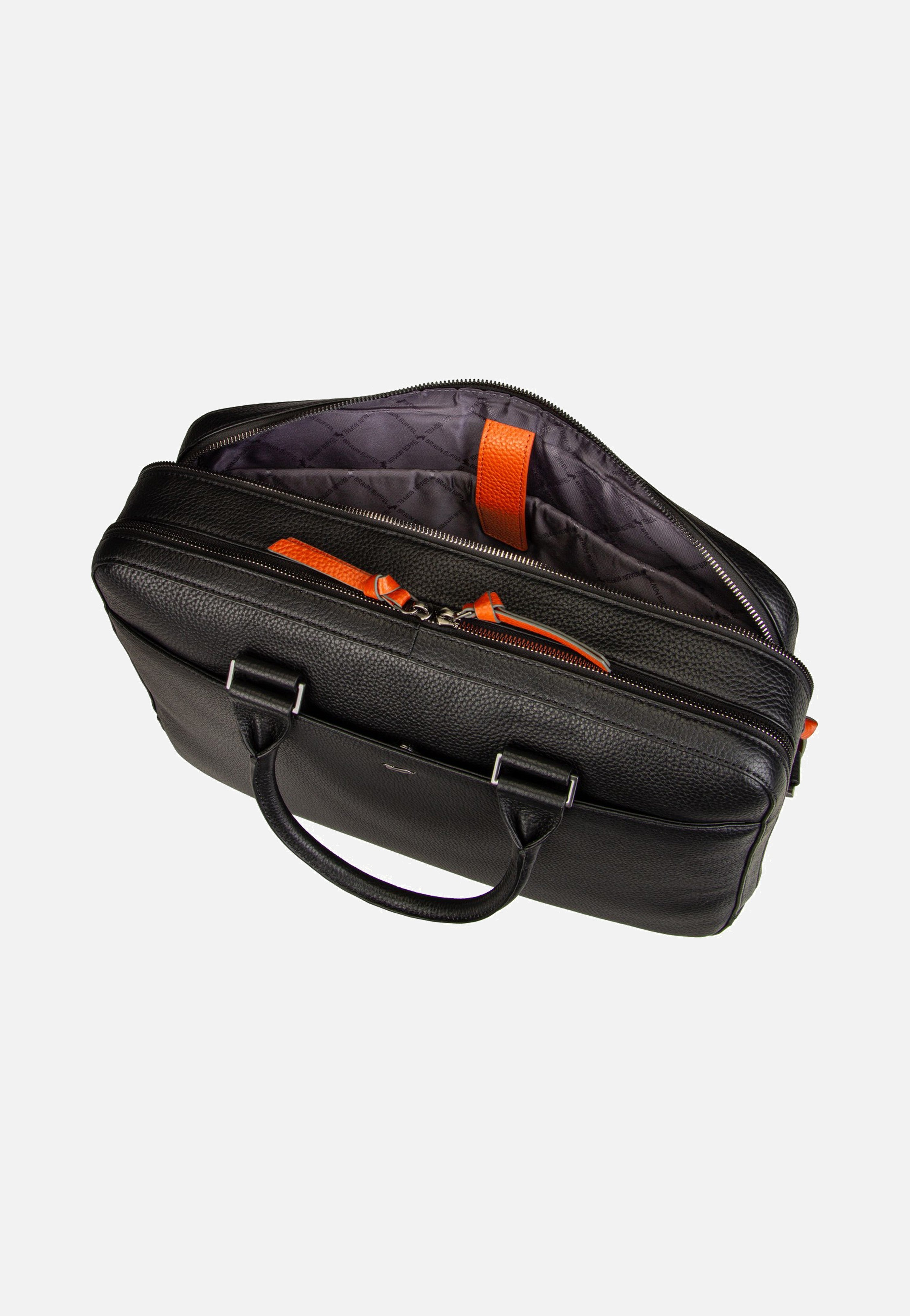 Braun Büffel Novara Business Bag L Schwarz Briefcase