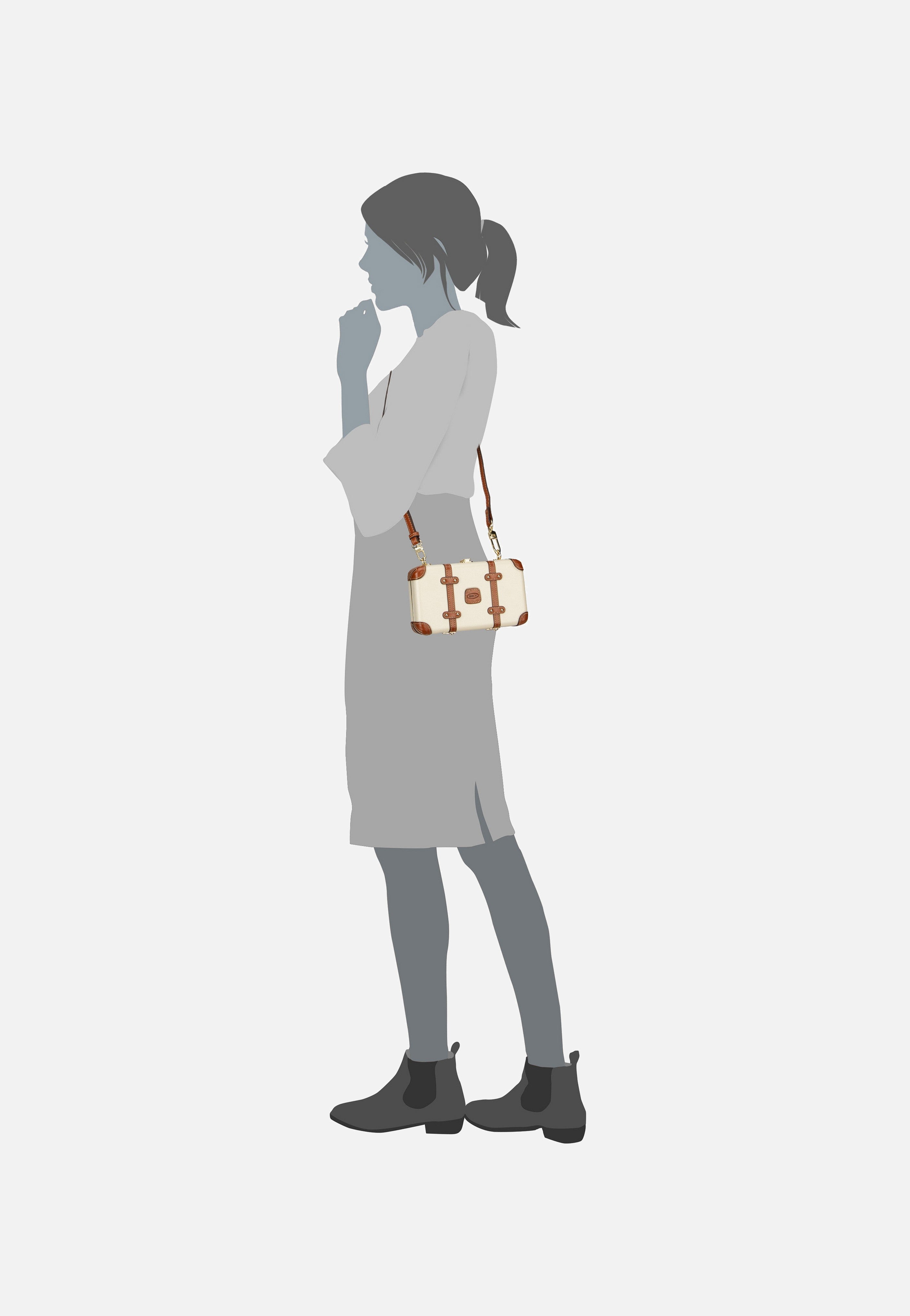 Bric's Bellagio 608370 Creme Crossbody Bag