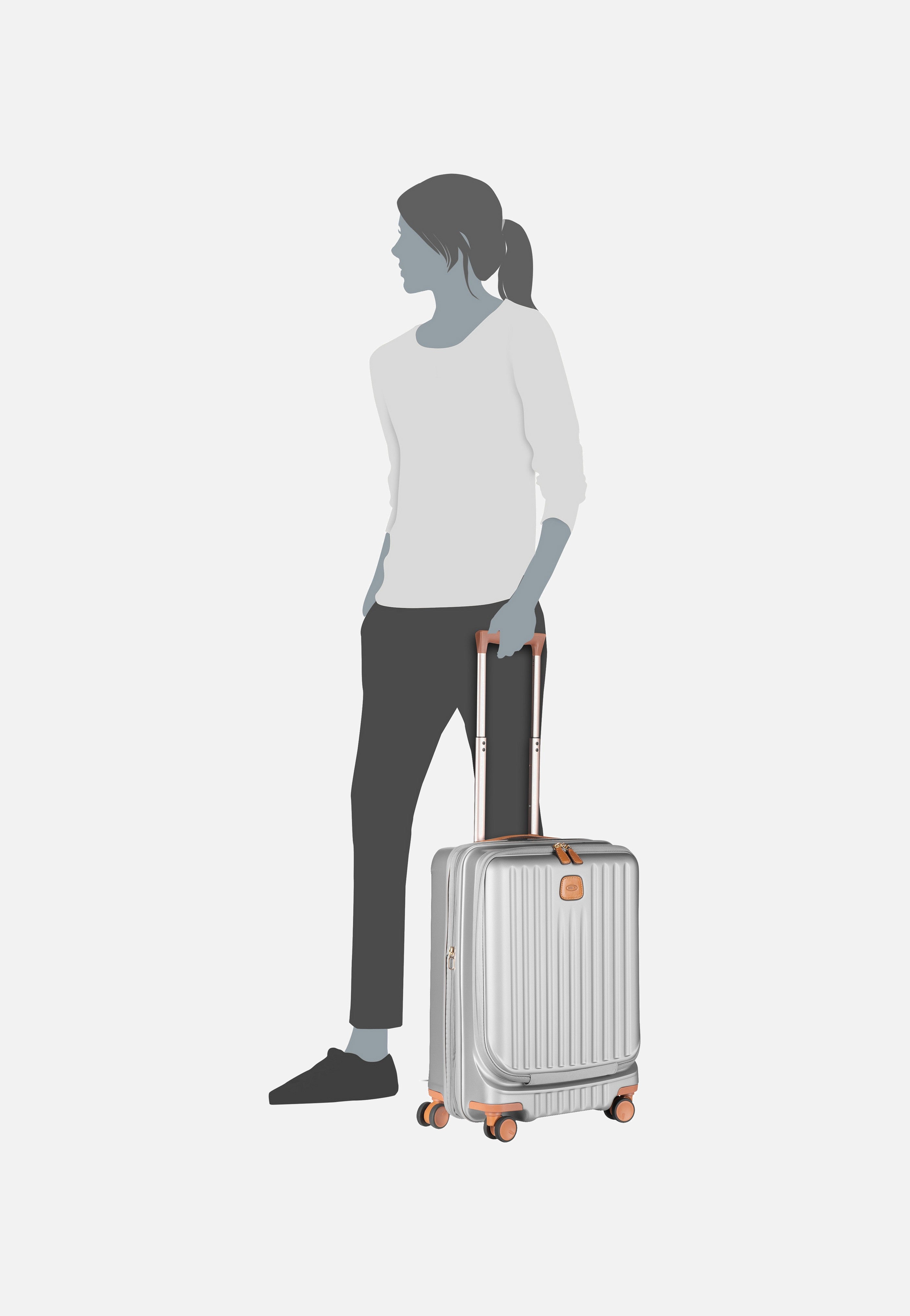 Bric's - Capri Trolley 28028 Argento - Suitcase | Neutral-Image