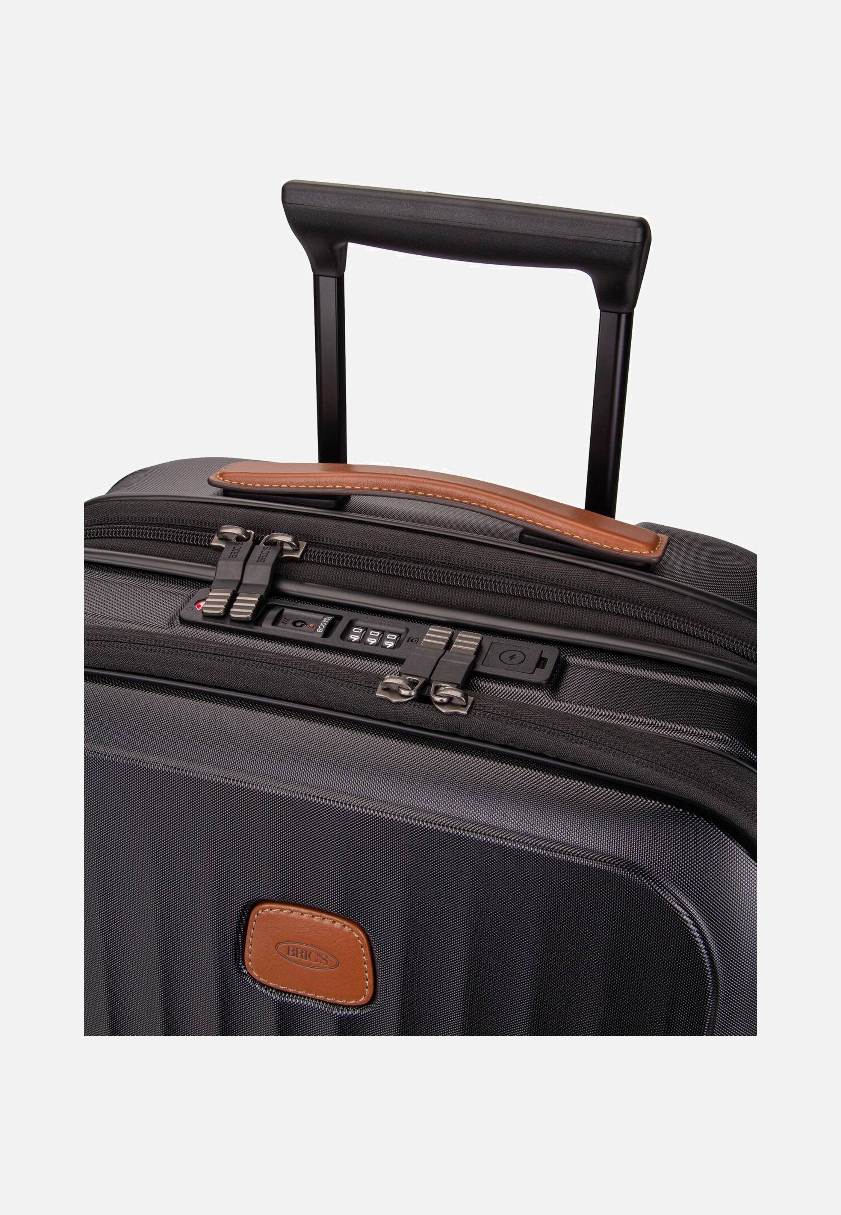 Bric's Taormina Trolley 55 Exp.Vortasche Schwarz Suitcase