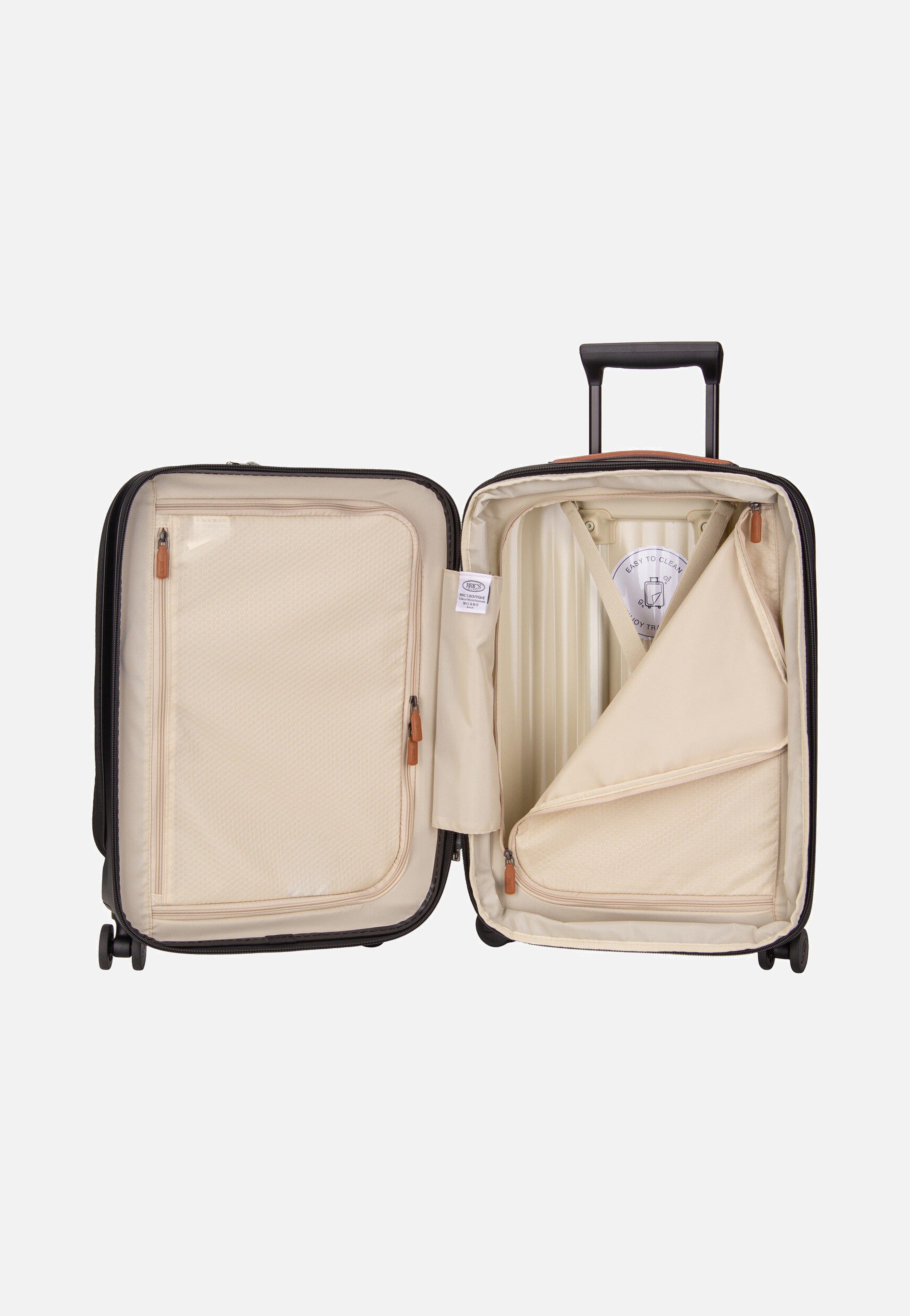 Bric's Taormina Trolley 55 Exp.Vortasche Schwarz Suitcase