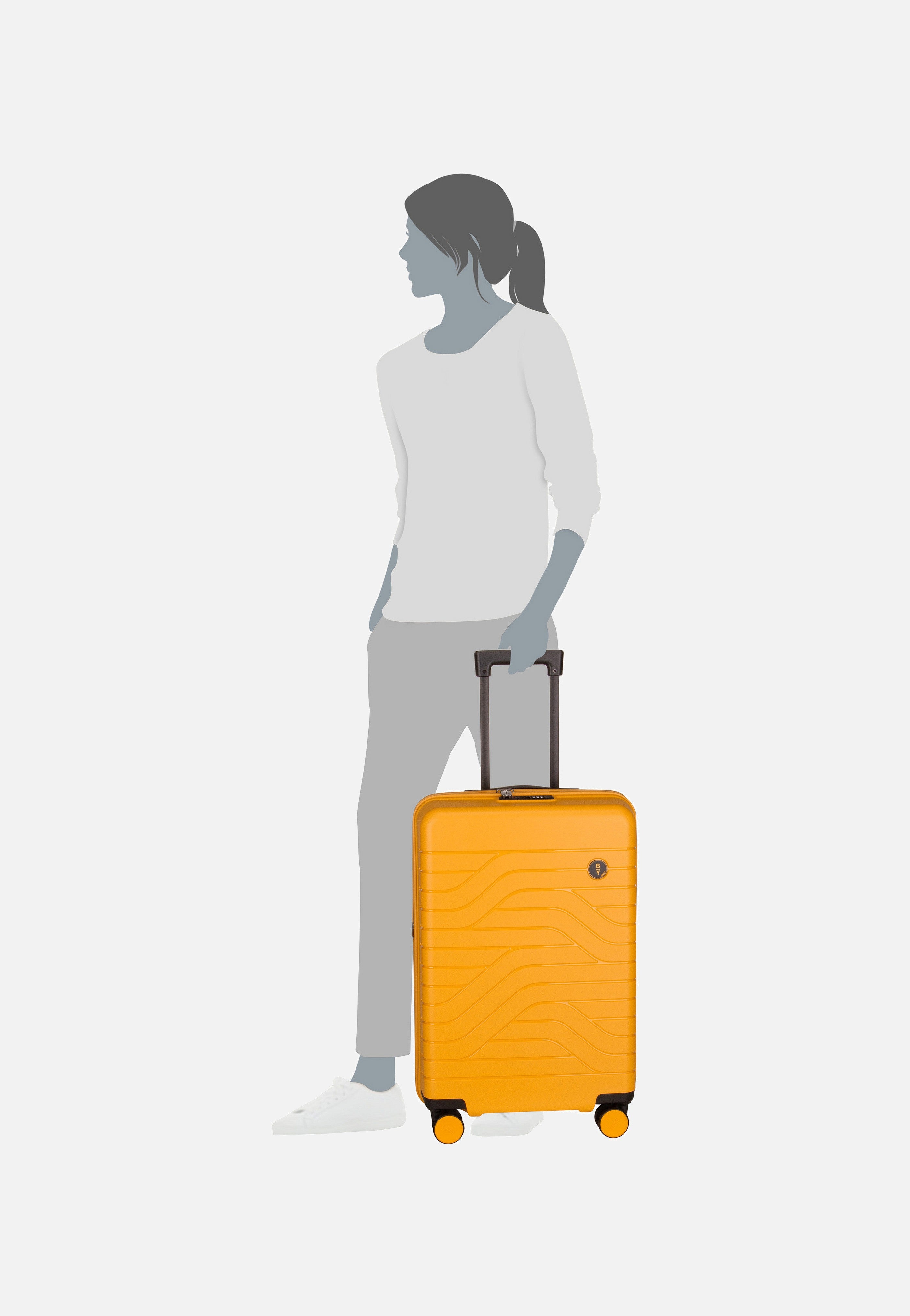 Bric's Ulisse Trolley 8427 Mango Suitcase