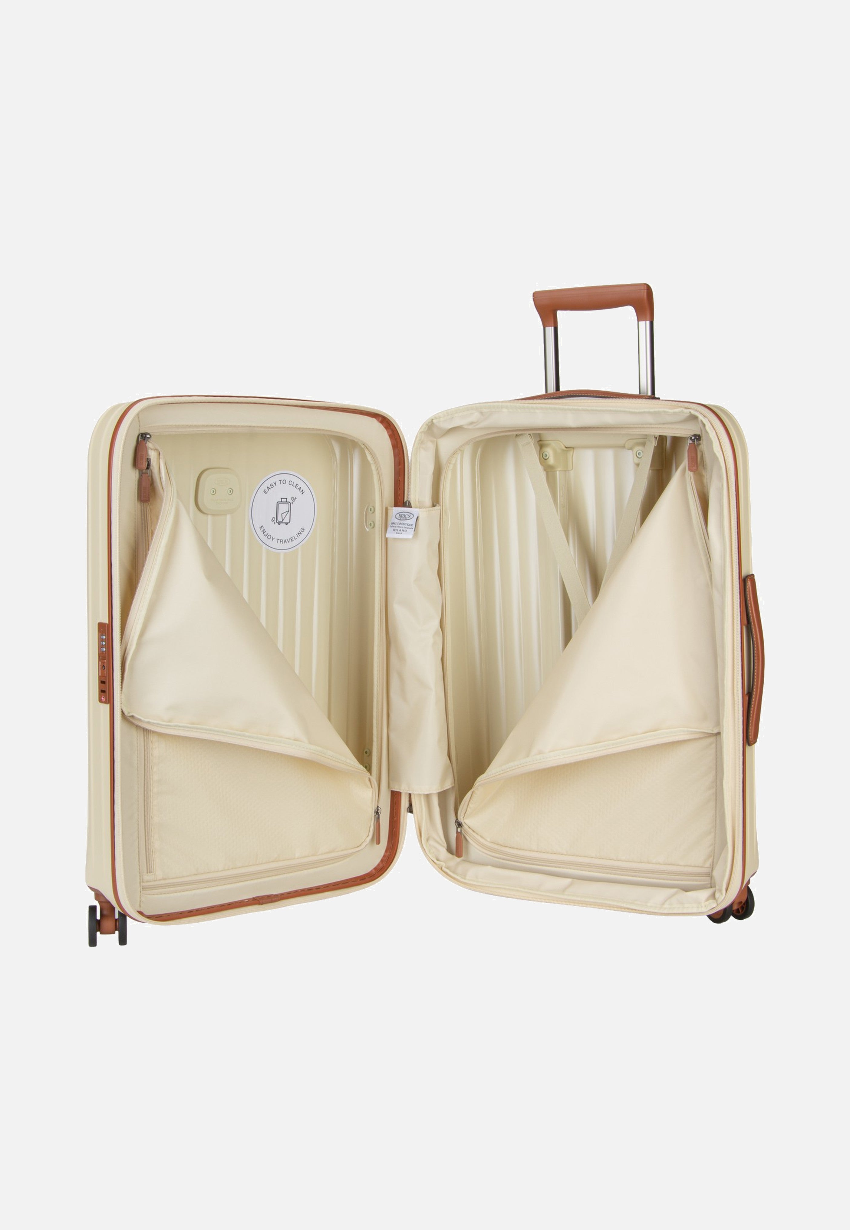 Bric's Taormina Trolley 69 Exp. Cream Suitcase