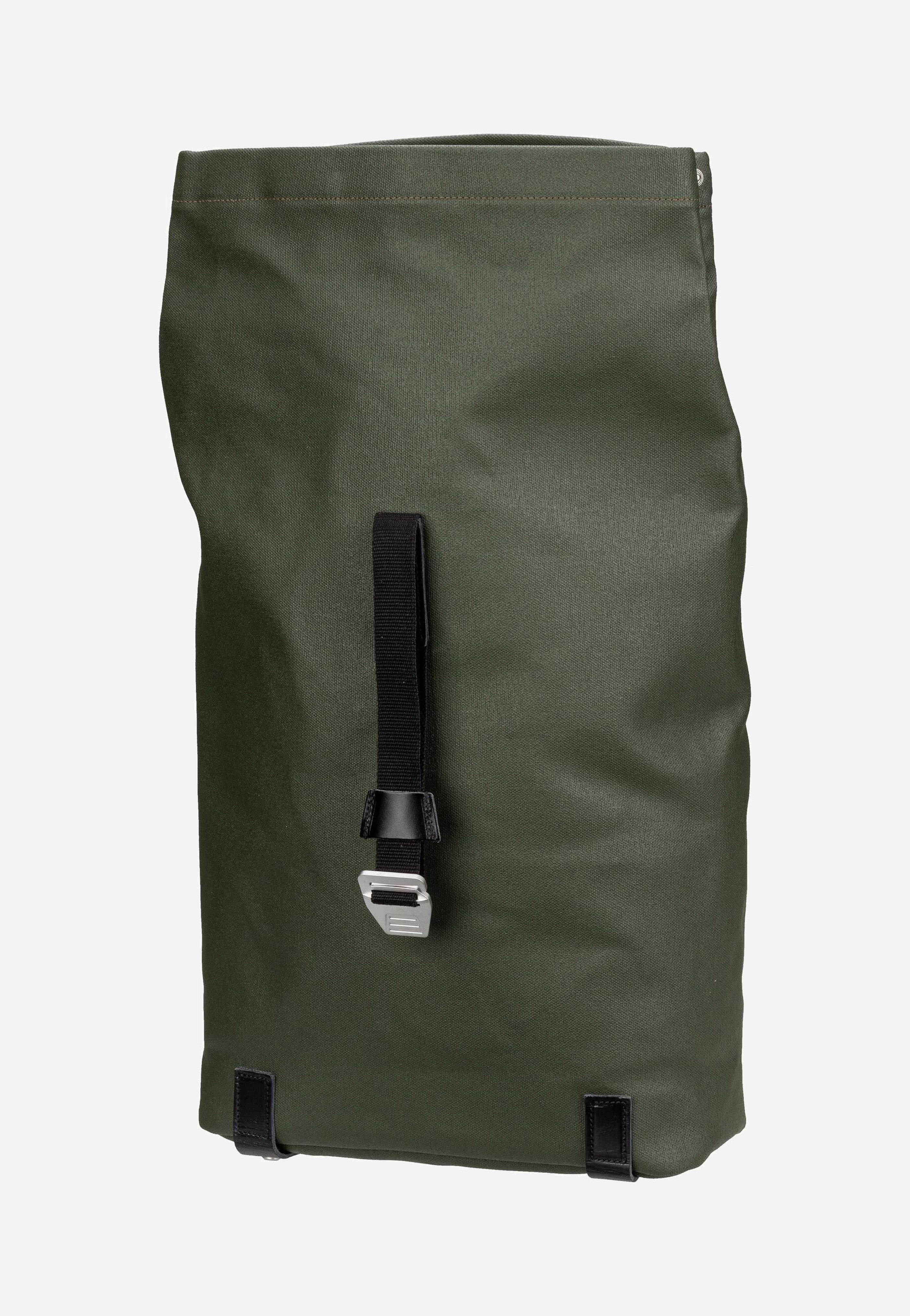 Brooks England Pickwick Cotton Canvas 26 L Forest Rolltop Backpack