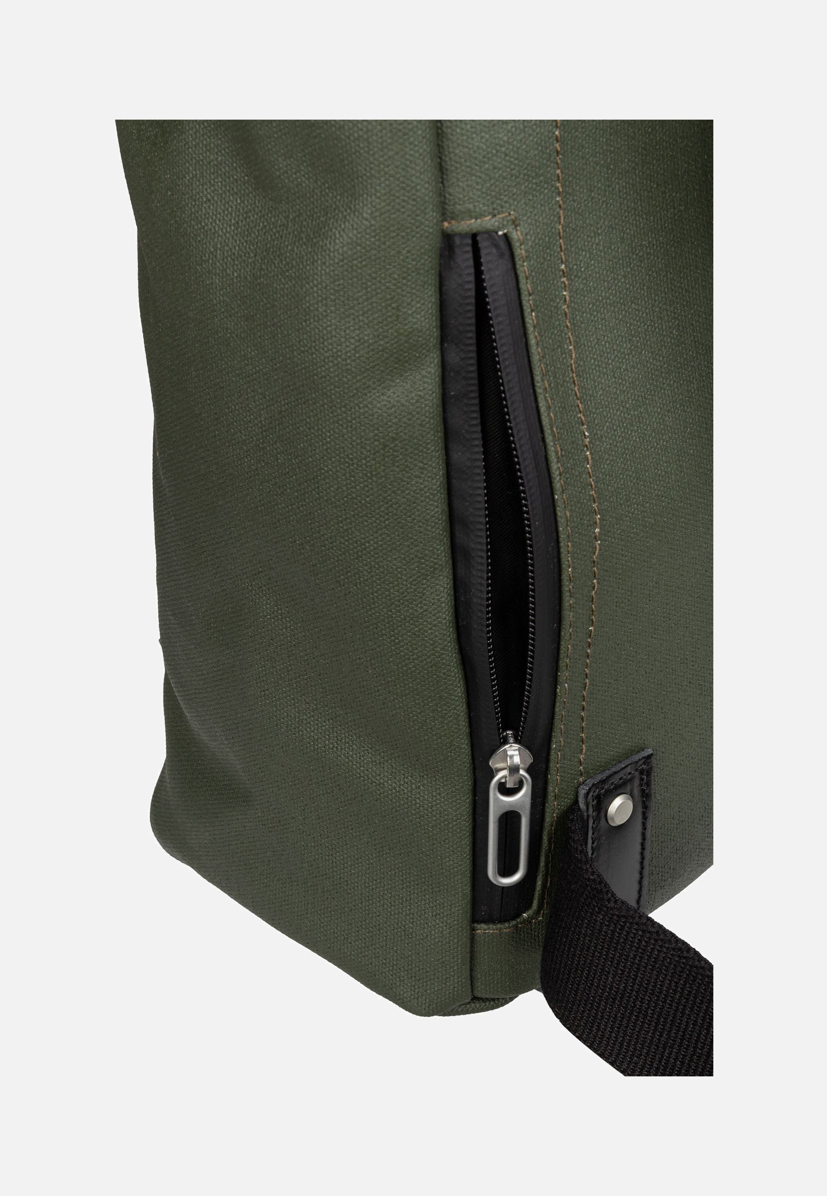 Brooks England Pickwick Cotton Canvas 26 L Forest Rolltop Backpack