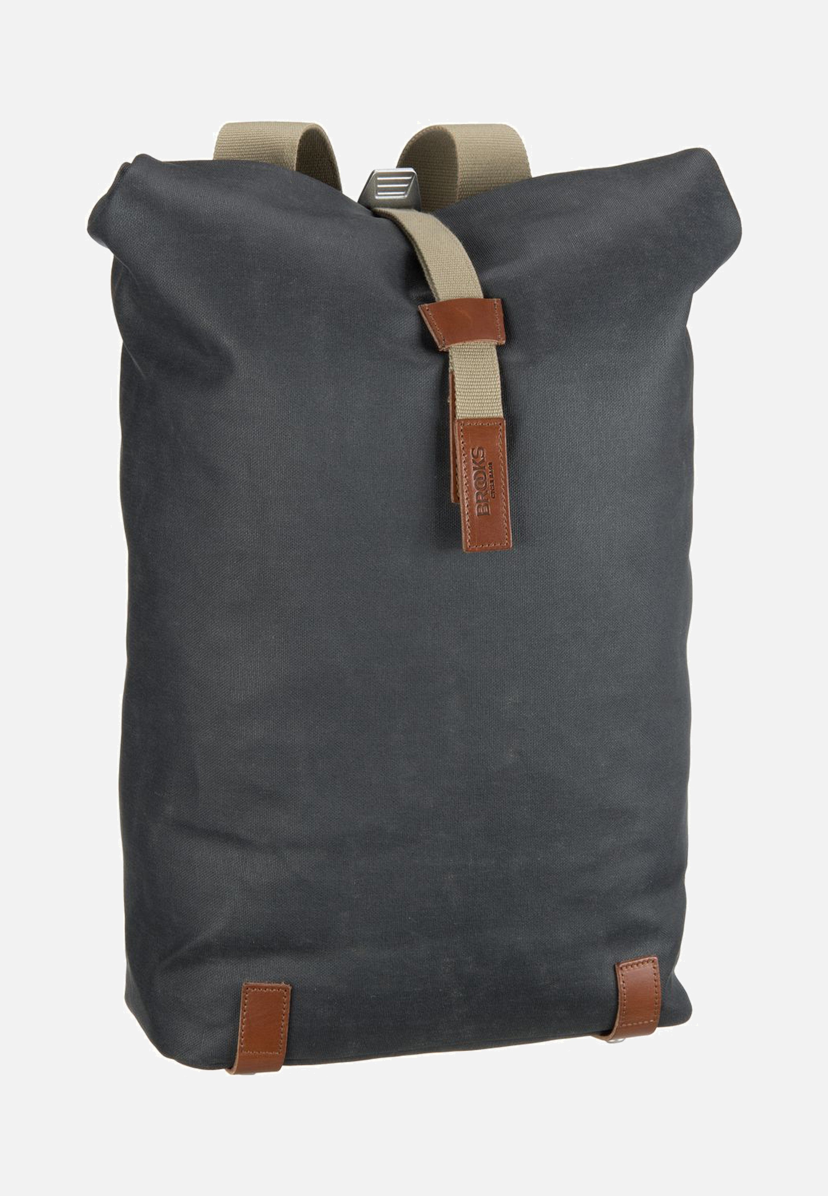 Brooks England - Pickwick Cotton Canvas 26 L Grey - Rolltop Backpack | Neutral-Image