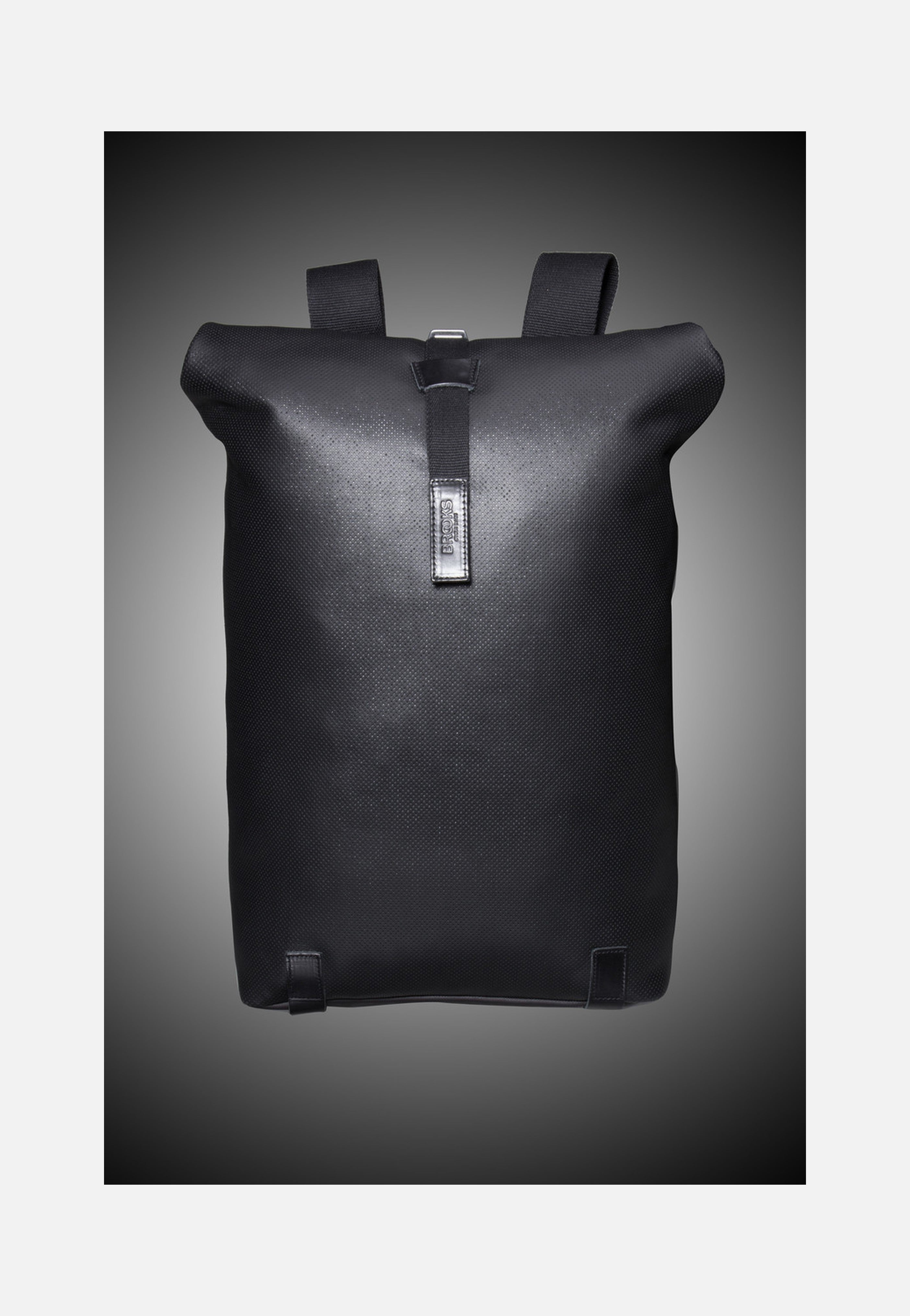 Brooks England Pickwick Reflective Leather Black - Rolltop