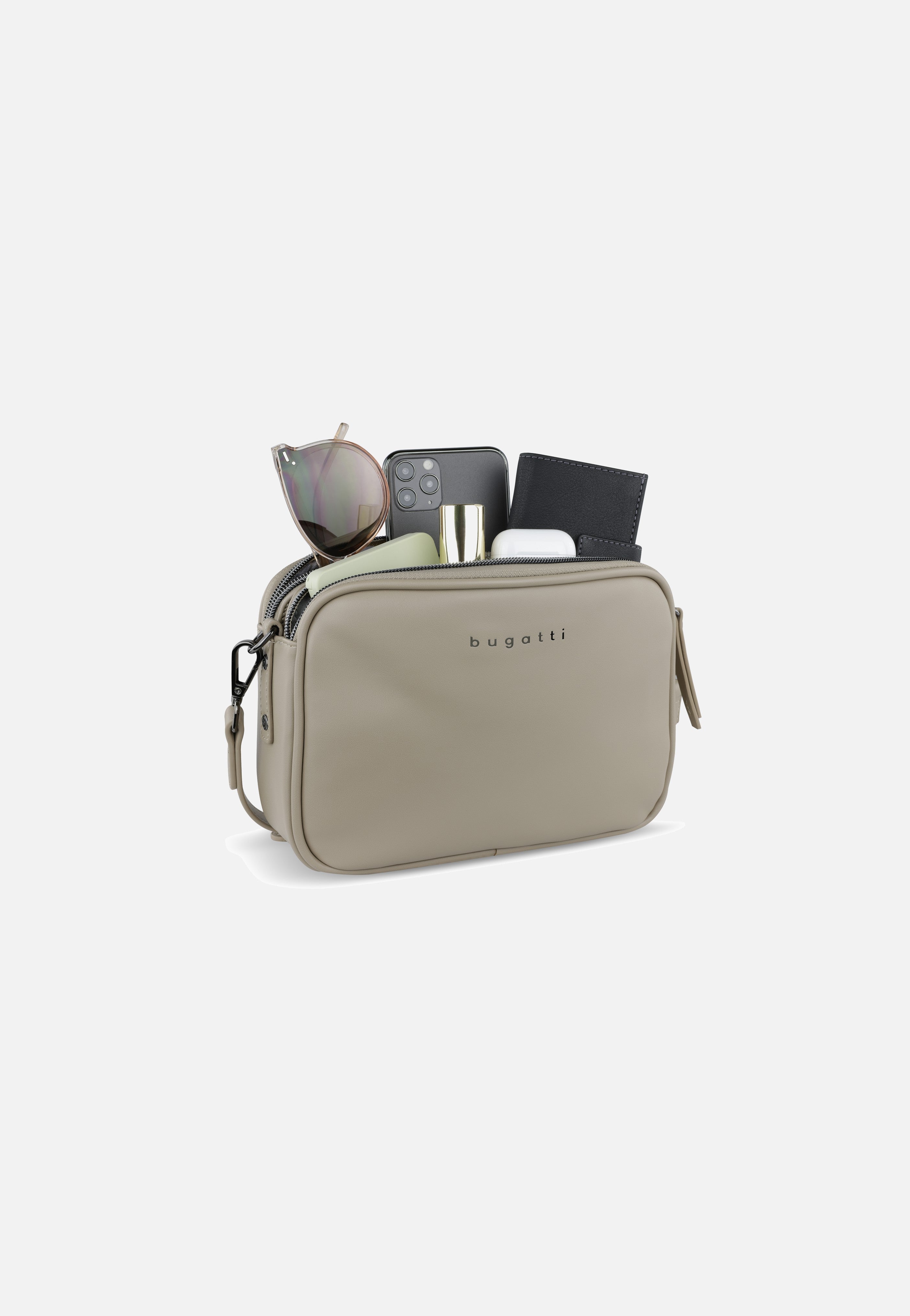 Bugatti Almata Crossbody Bag Beige Crossbody Bag