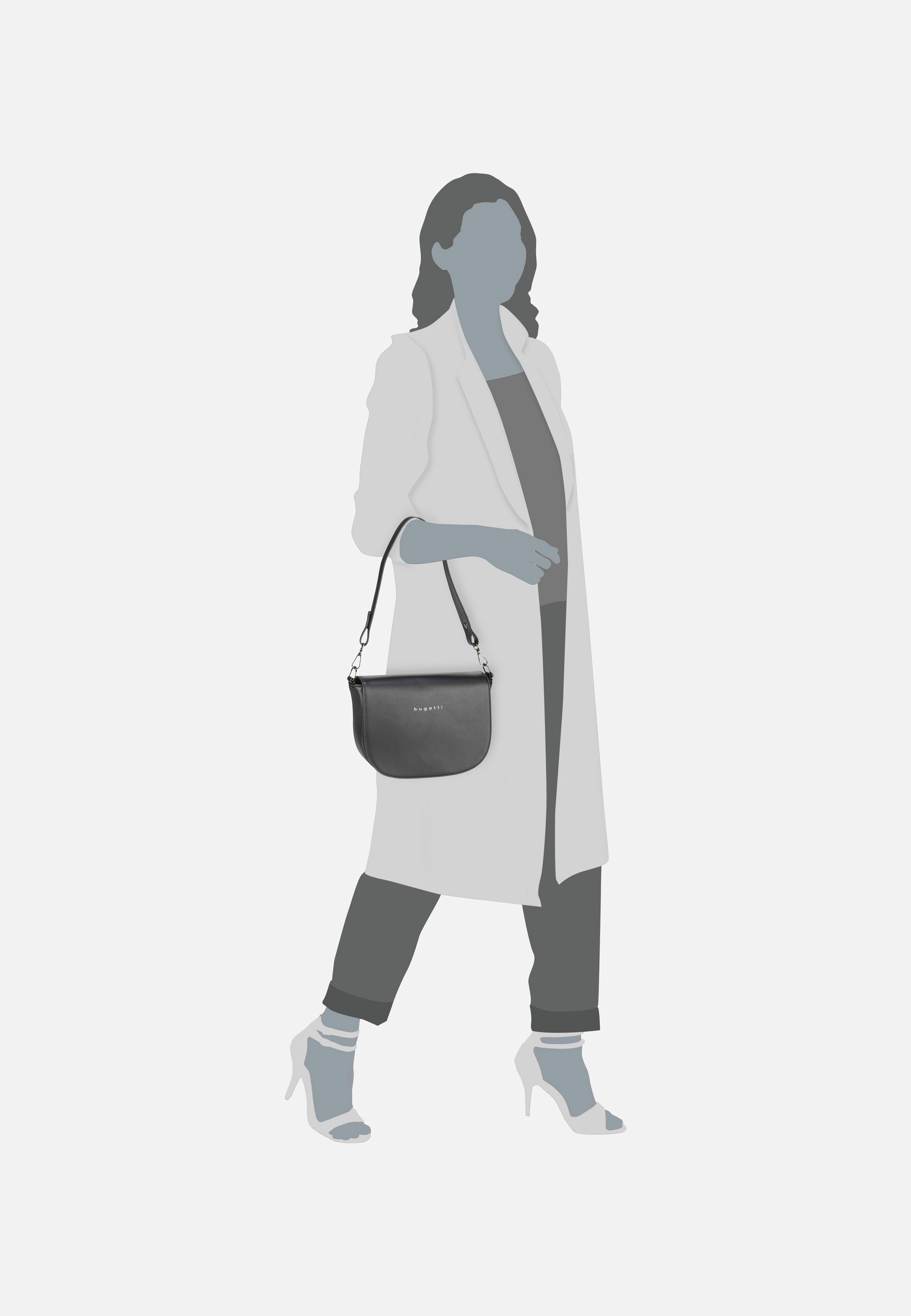 Bugatti - Almata M Schwarz - Saddle Bag | Women-Image