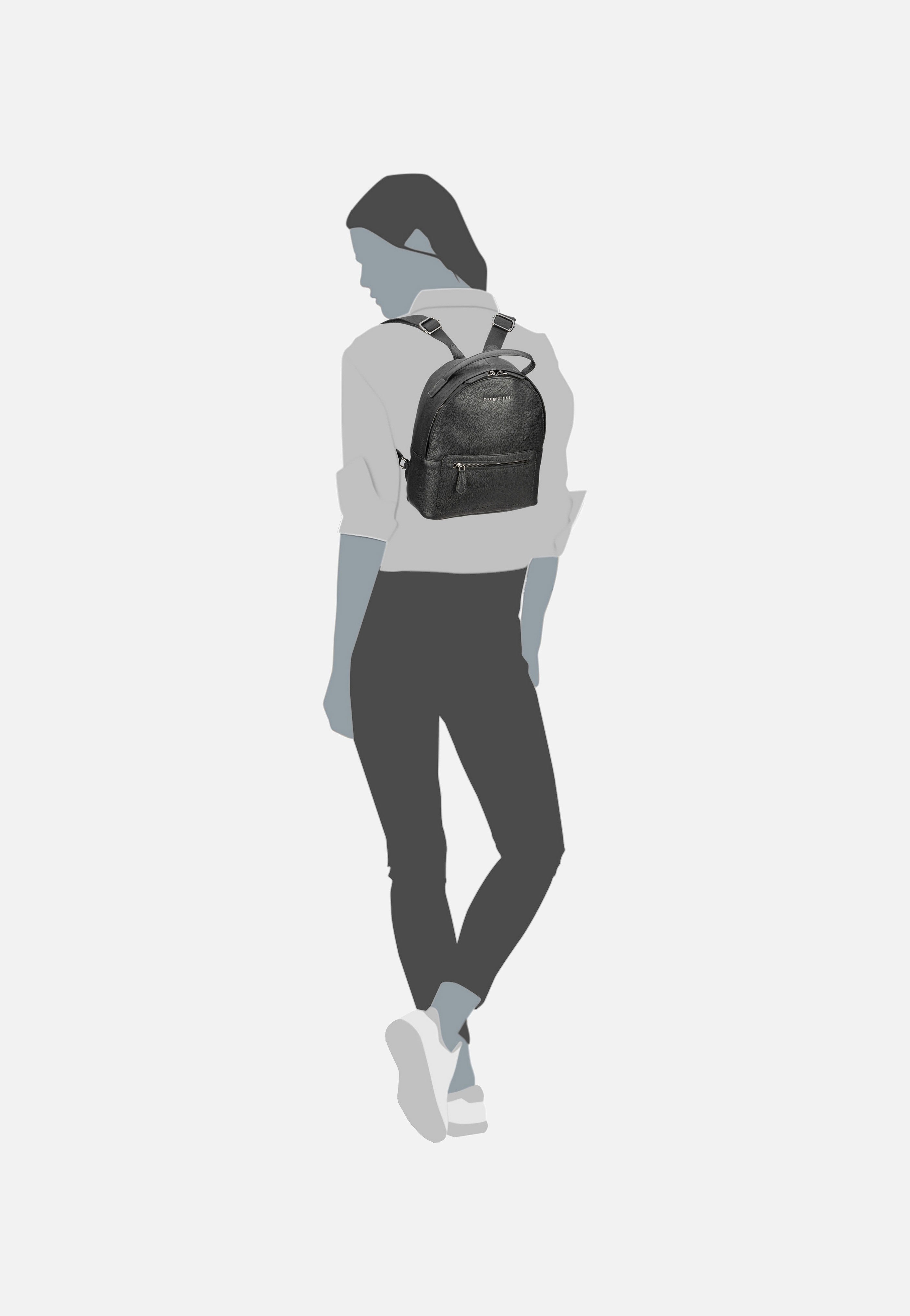 Bugatti Bella Schwarz - Backpack