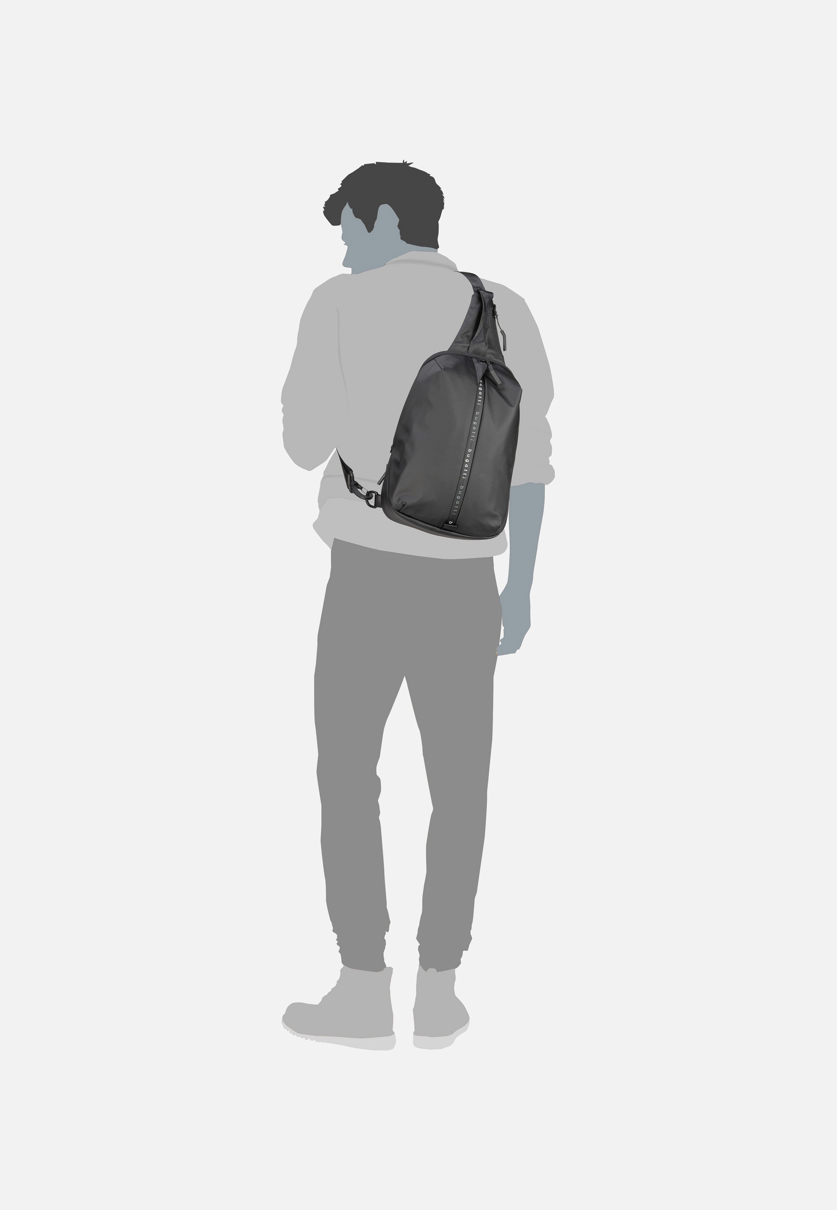 Bugatti - Blanc Schwarz - Sling Bag | Men-Image