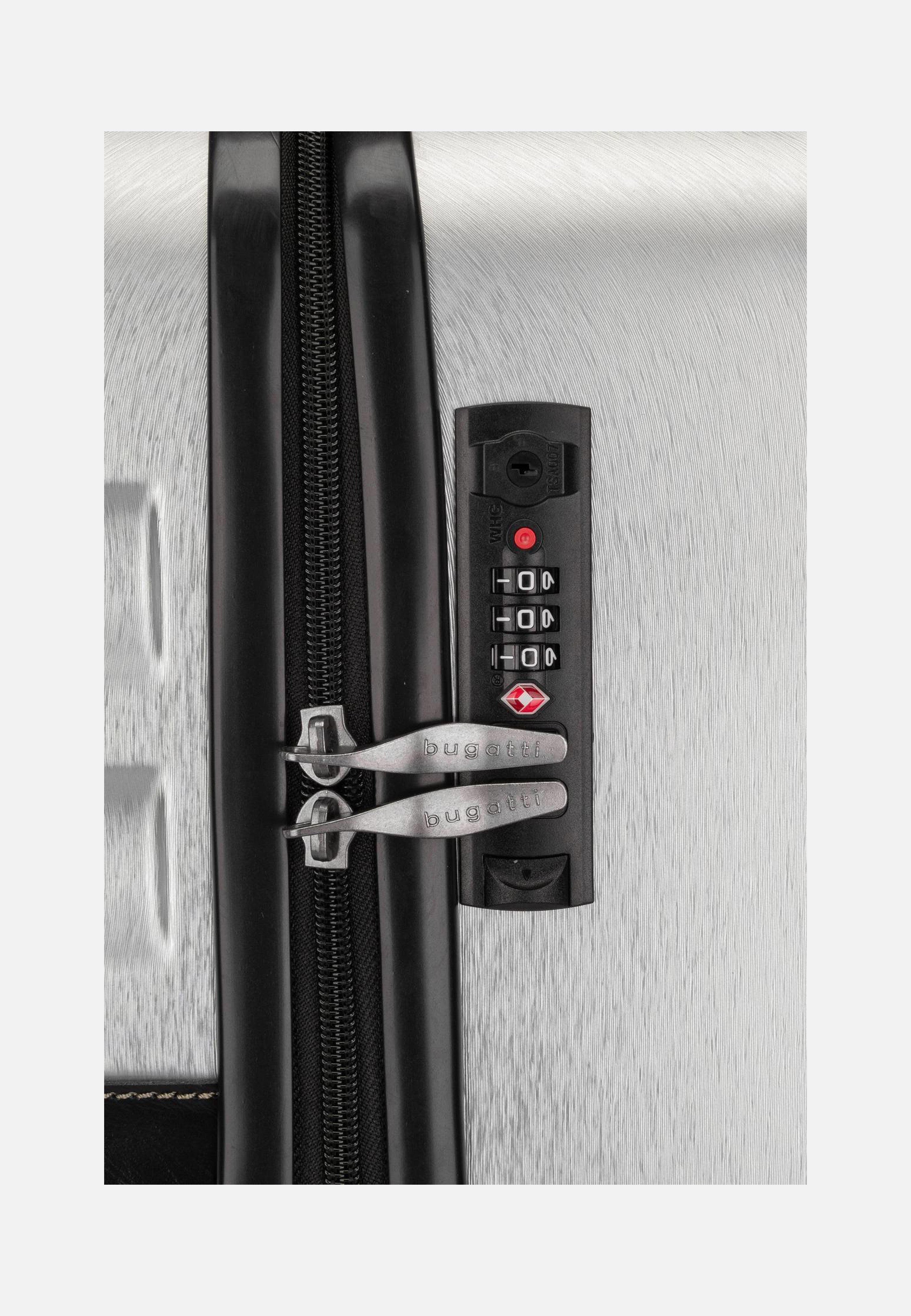 Bugatti Corium Hard Top L Silber Suitcase