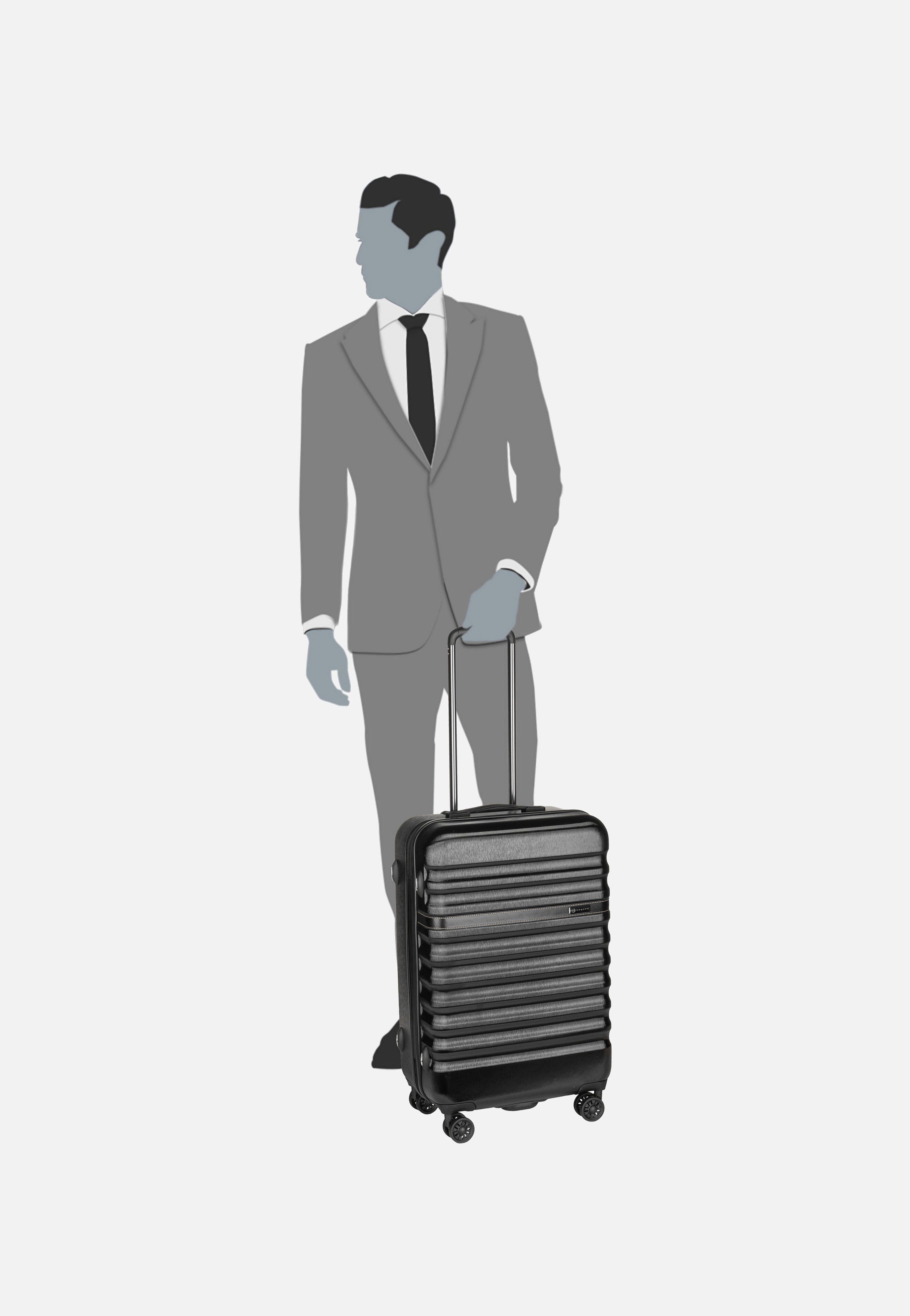 Bugatti - Corium Hard Top M Schwarz - Suitcase | Neutral-Image