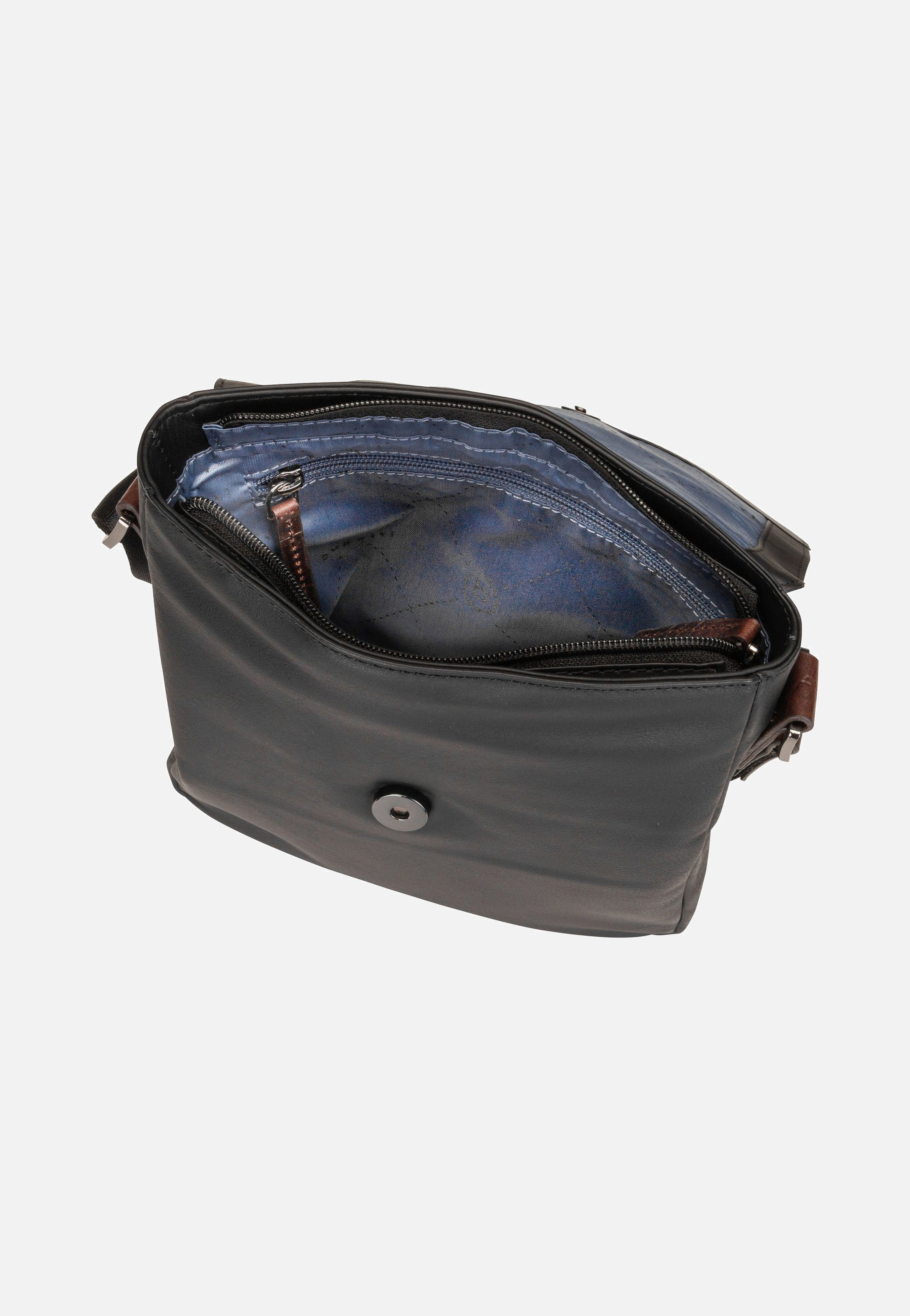 Bugatti Corso DeLuxe 1656 Schwarz - Crossbody Bag | Sakoi