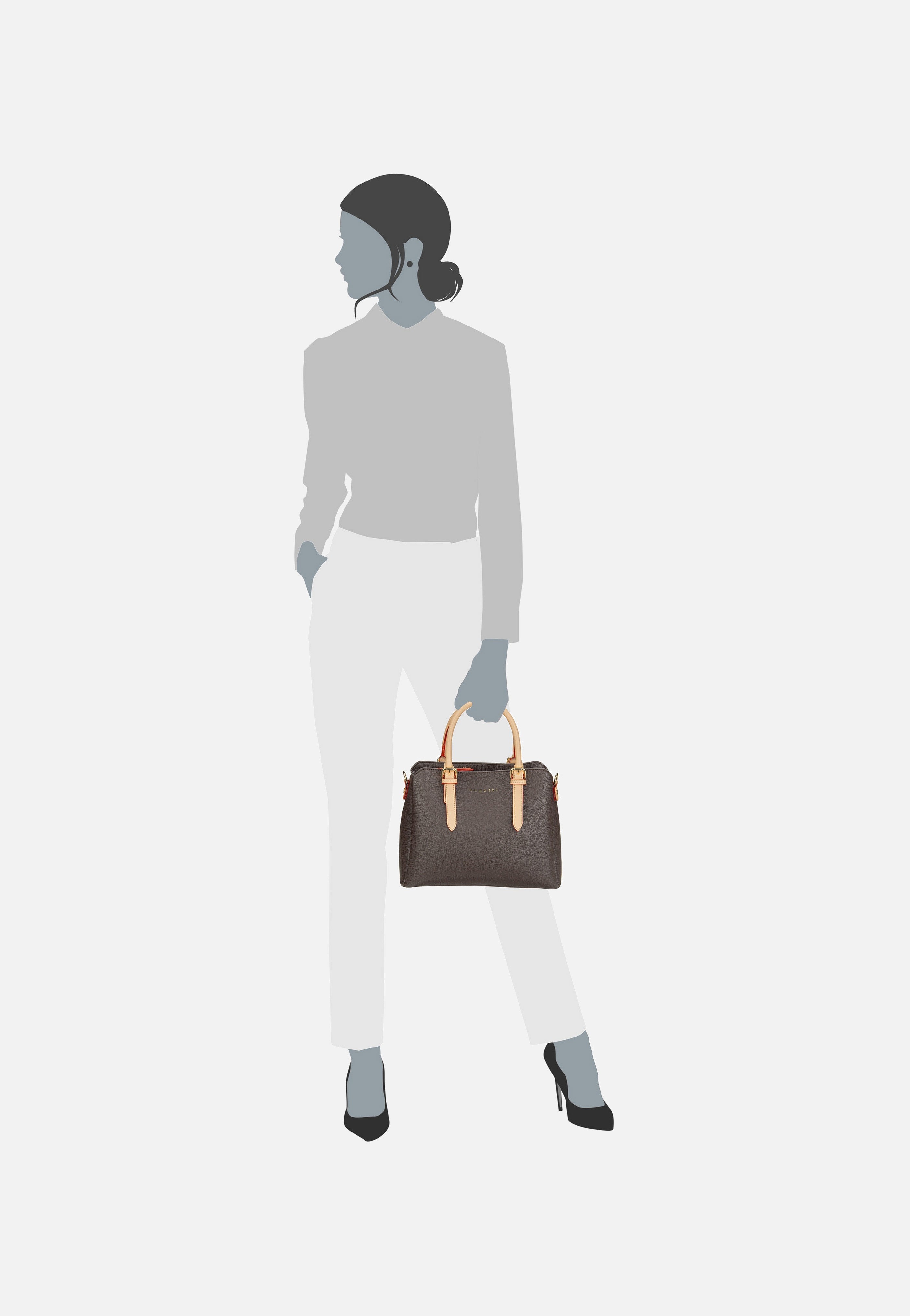 Bugatti - Ella Bowling Bag M Dunkelbraun - Bowling Bag | Women-Image