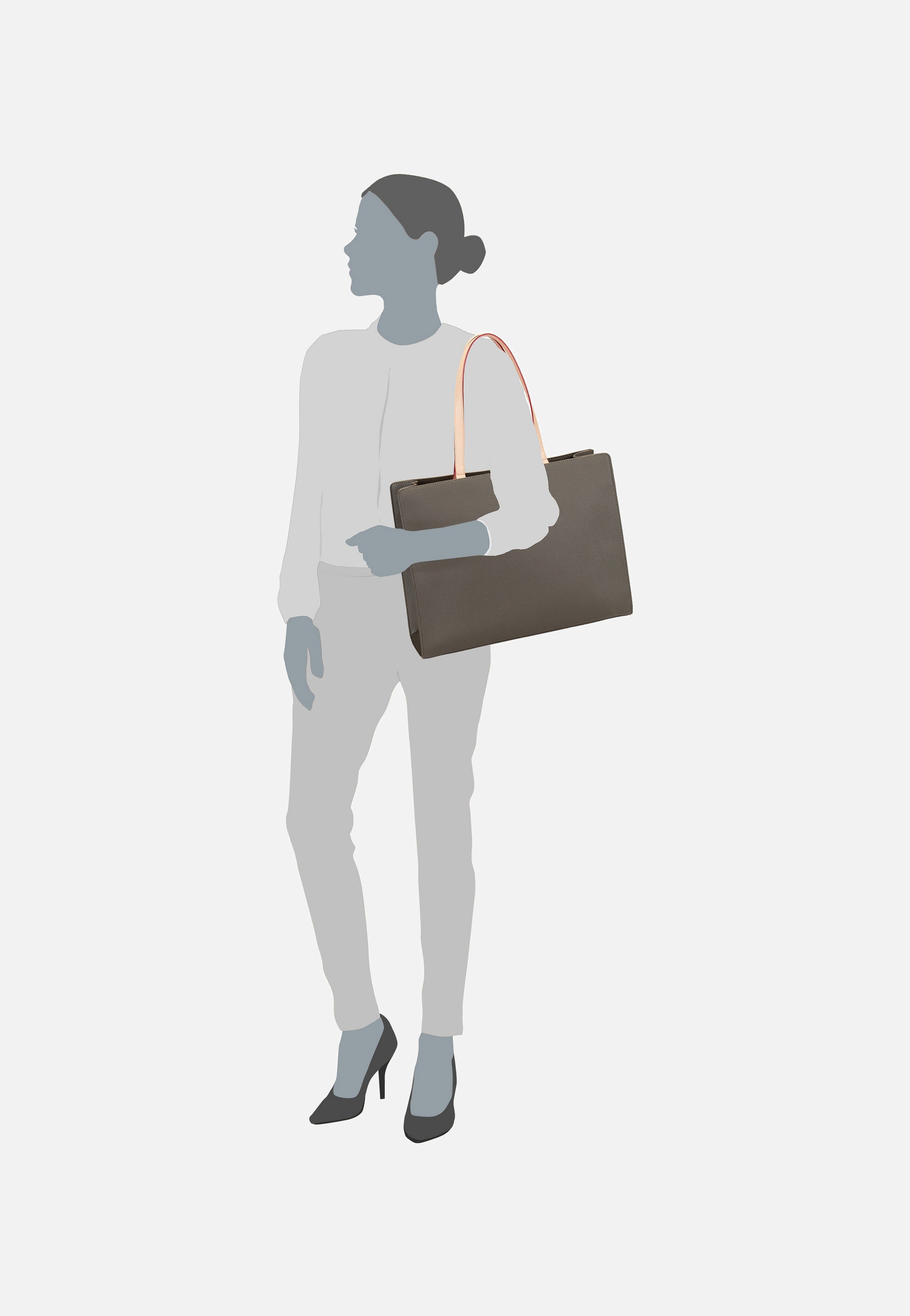 Bugatti - Ella Business 6641 Olive - Shopper | Women-Image