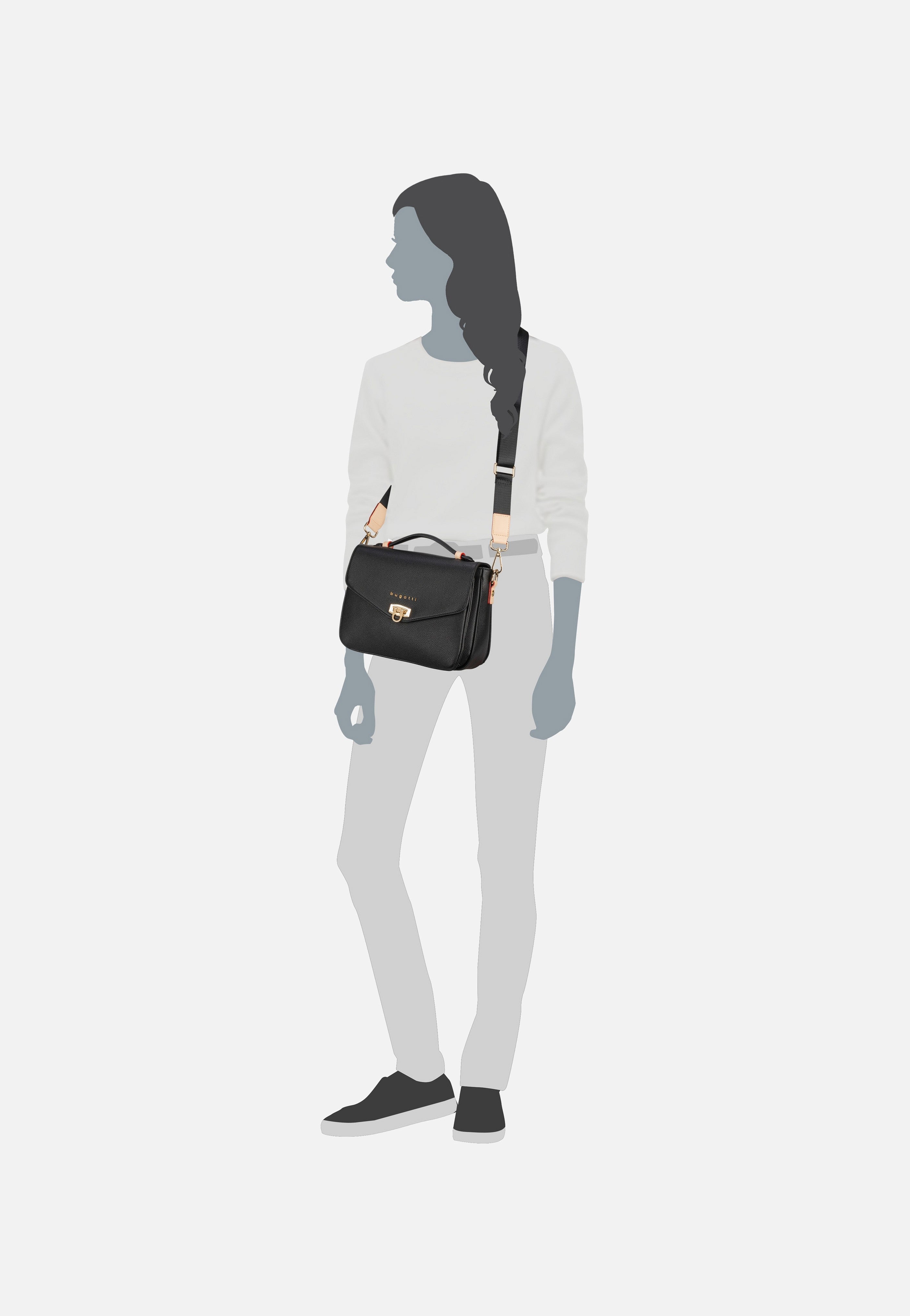 Bugatti - Ella Classic Bag Schwarz - Crossbody Bag | Women-Image