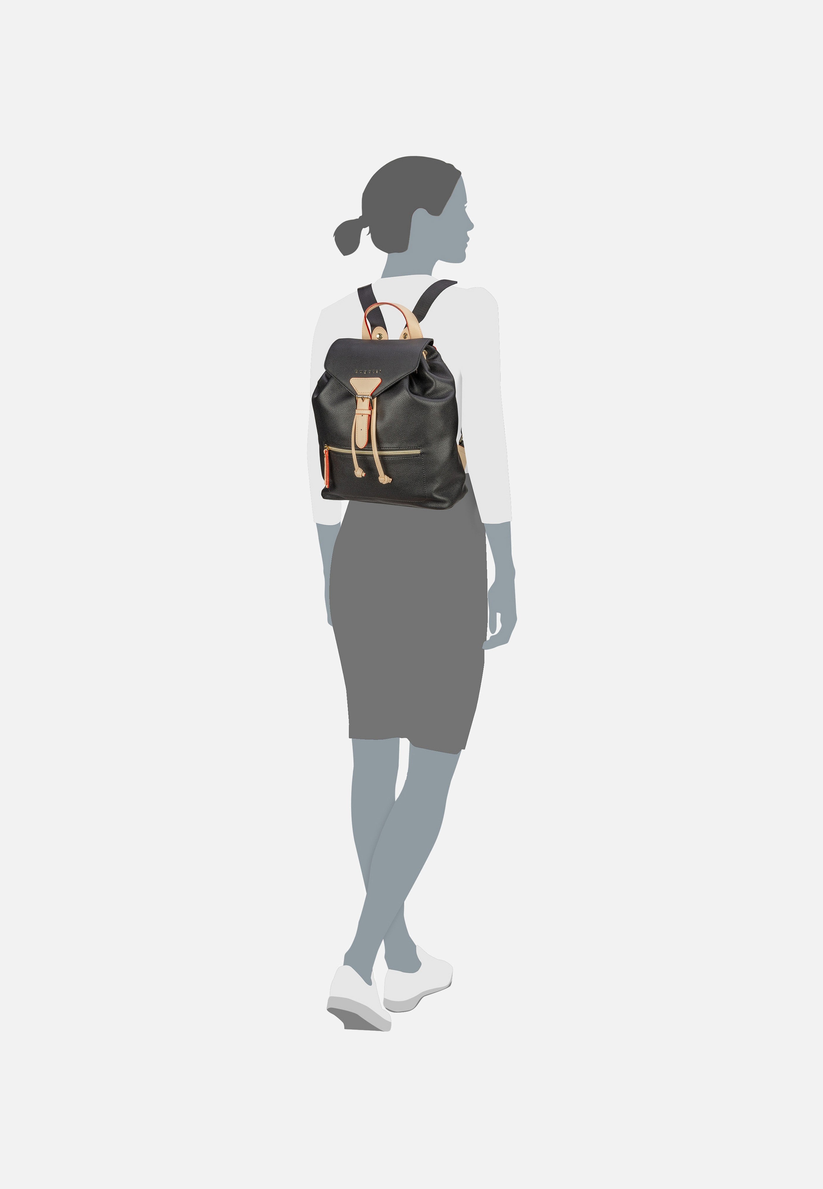 Bugatti - Ella Ladies Schwarz - Backpack | Women-Image