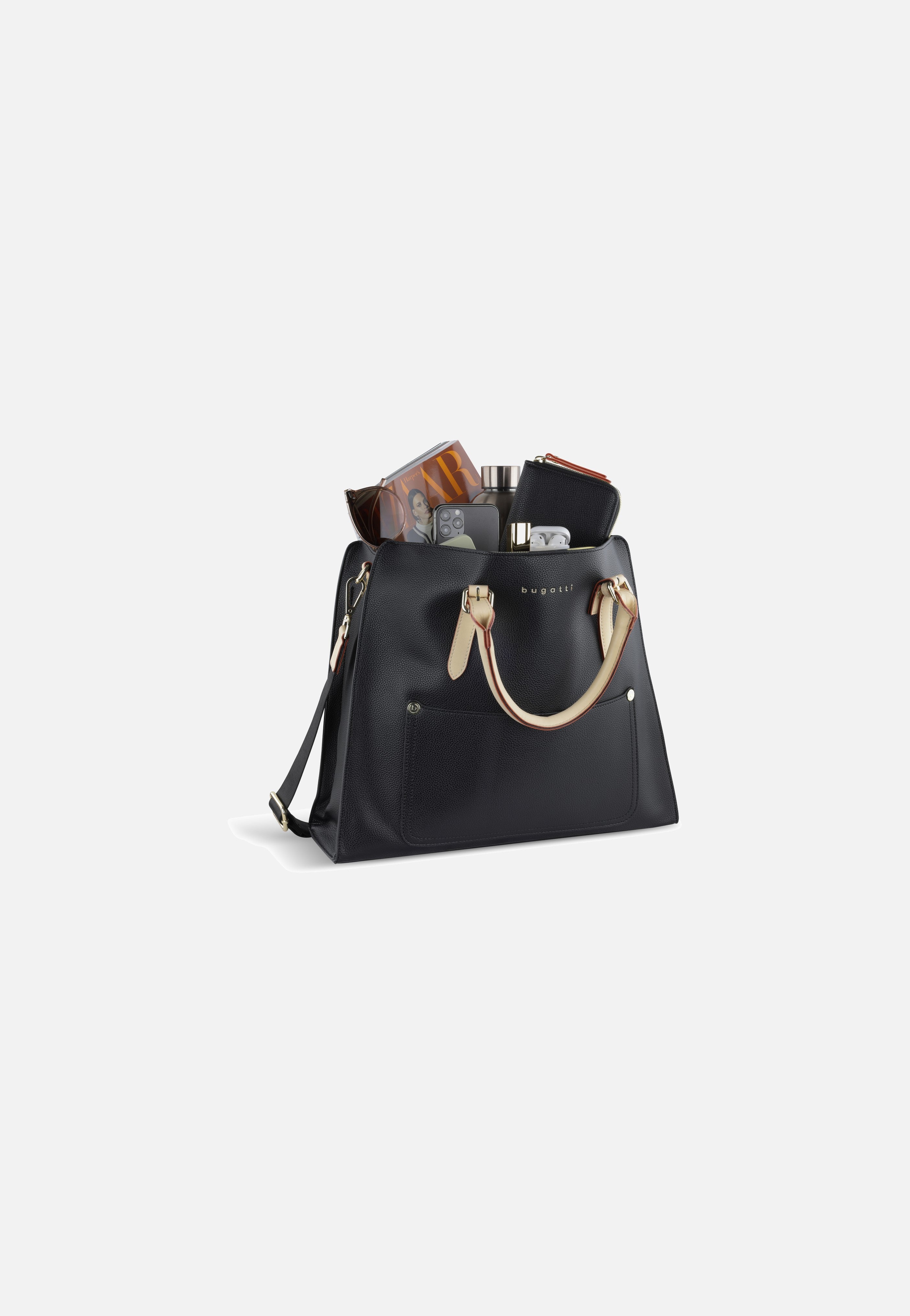 Bugatti - Ella Top Handle L Schwarz - Tote Bag | Women-Image