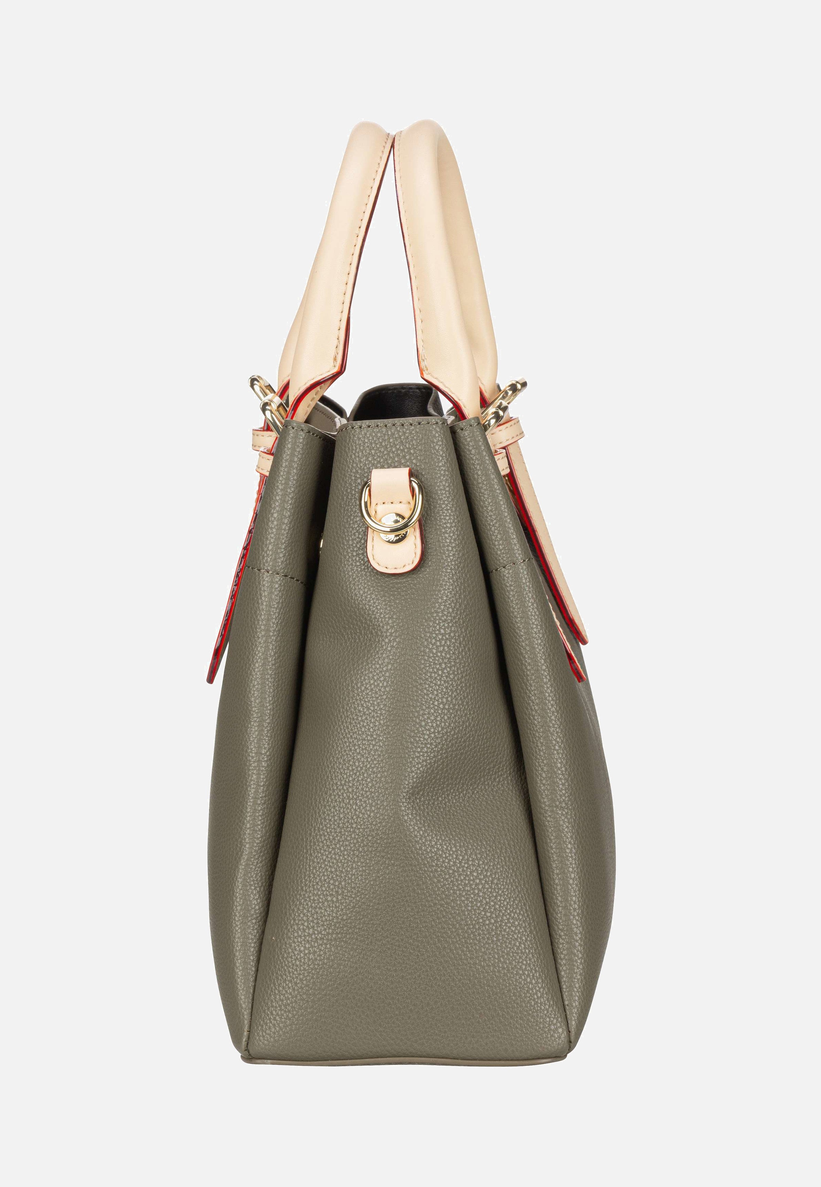 Bugatti - Ella Top Handle M Olive - Handle Bag | Women-Image