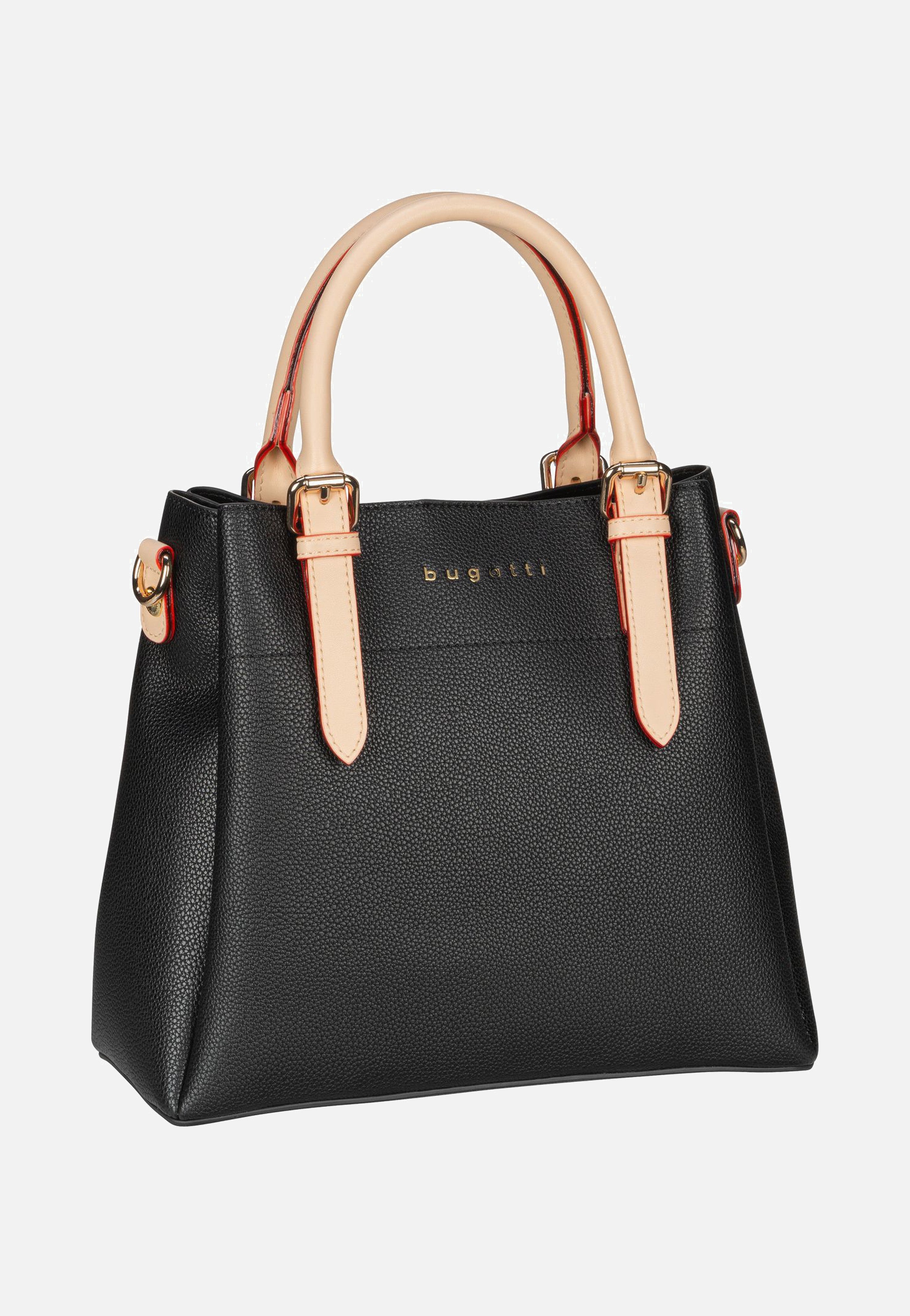Bugatti - Ella Top Handle M Schwarz - Handle Bag | Women-Image