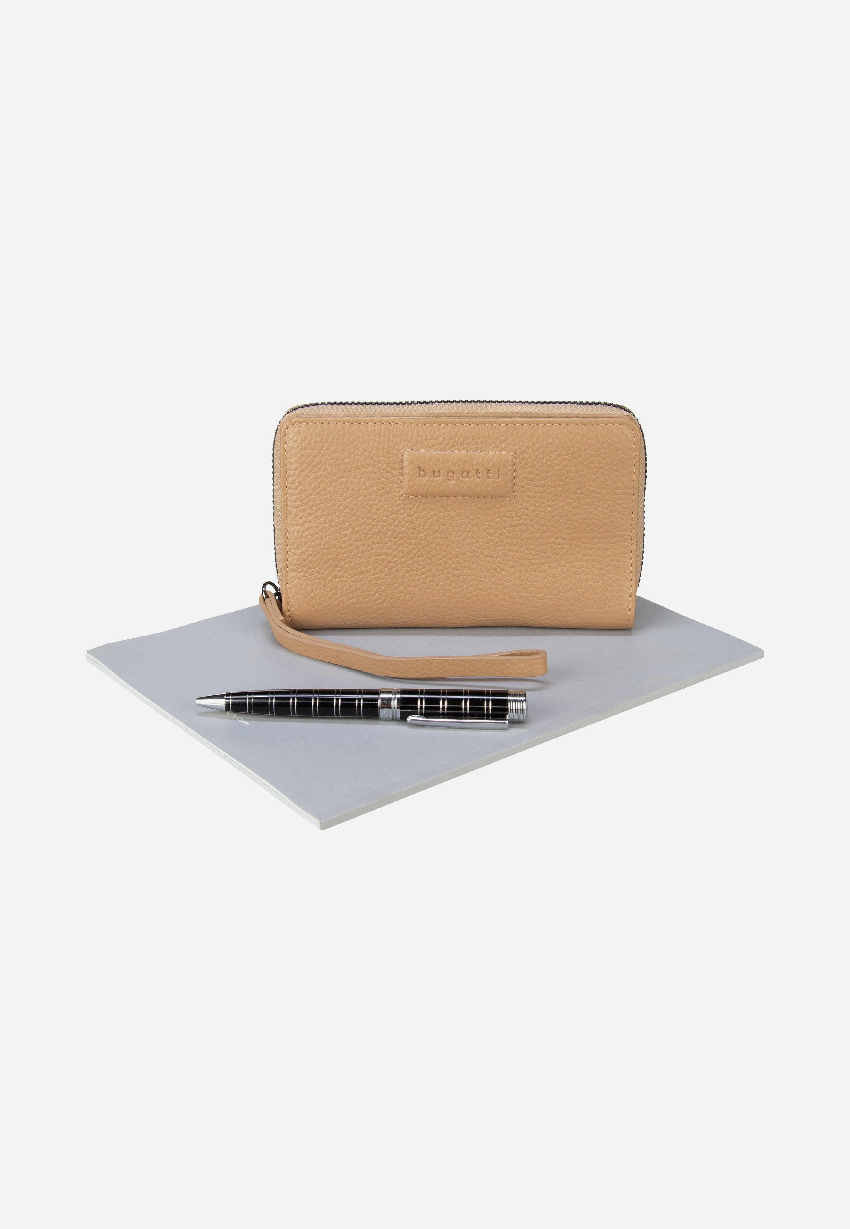 Bugatti Elsa Zip Ladies II Sand Wallet