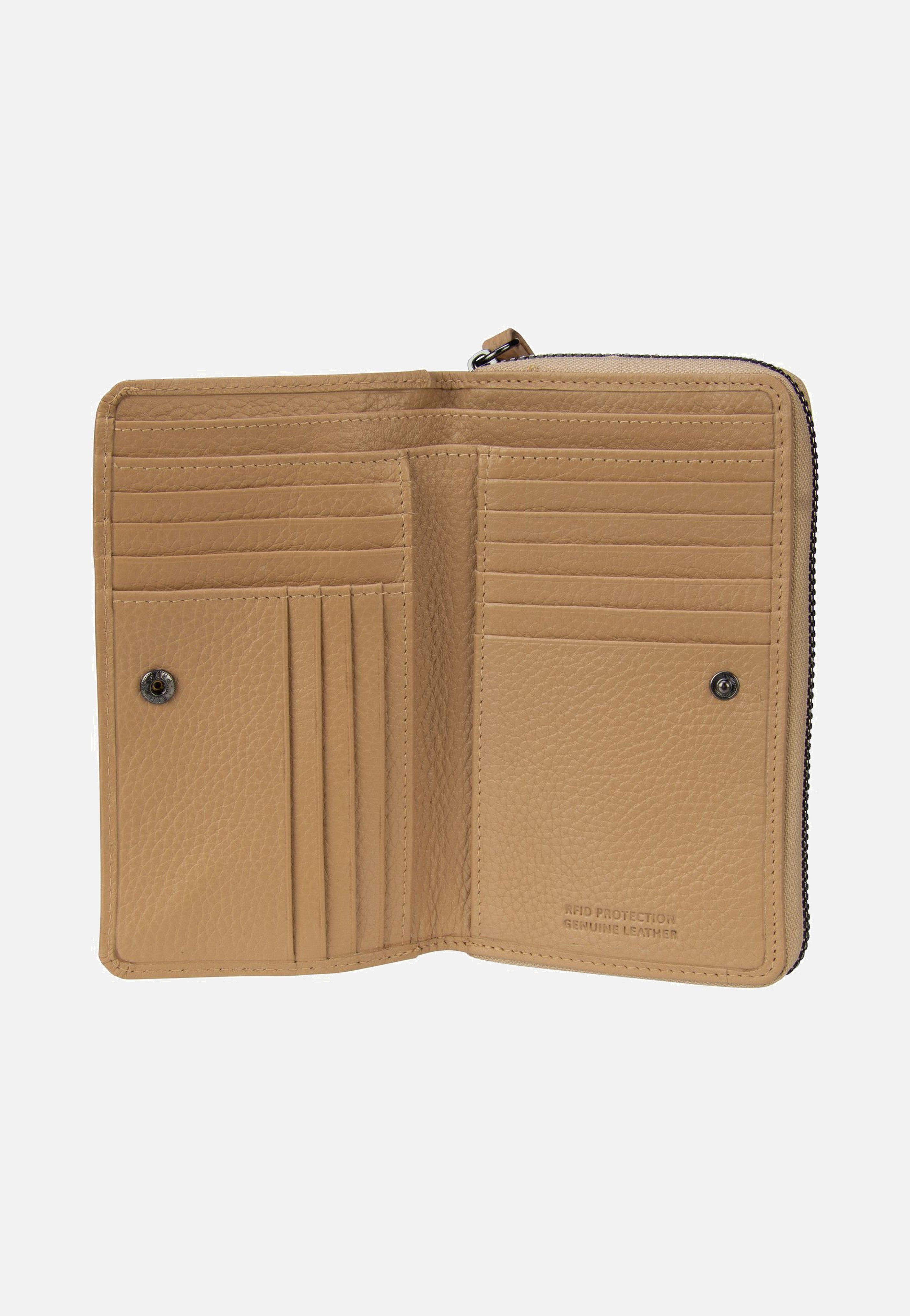 Bugatti Elsa Zip Ladies II Sand Wallet