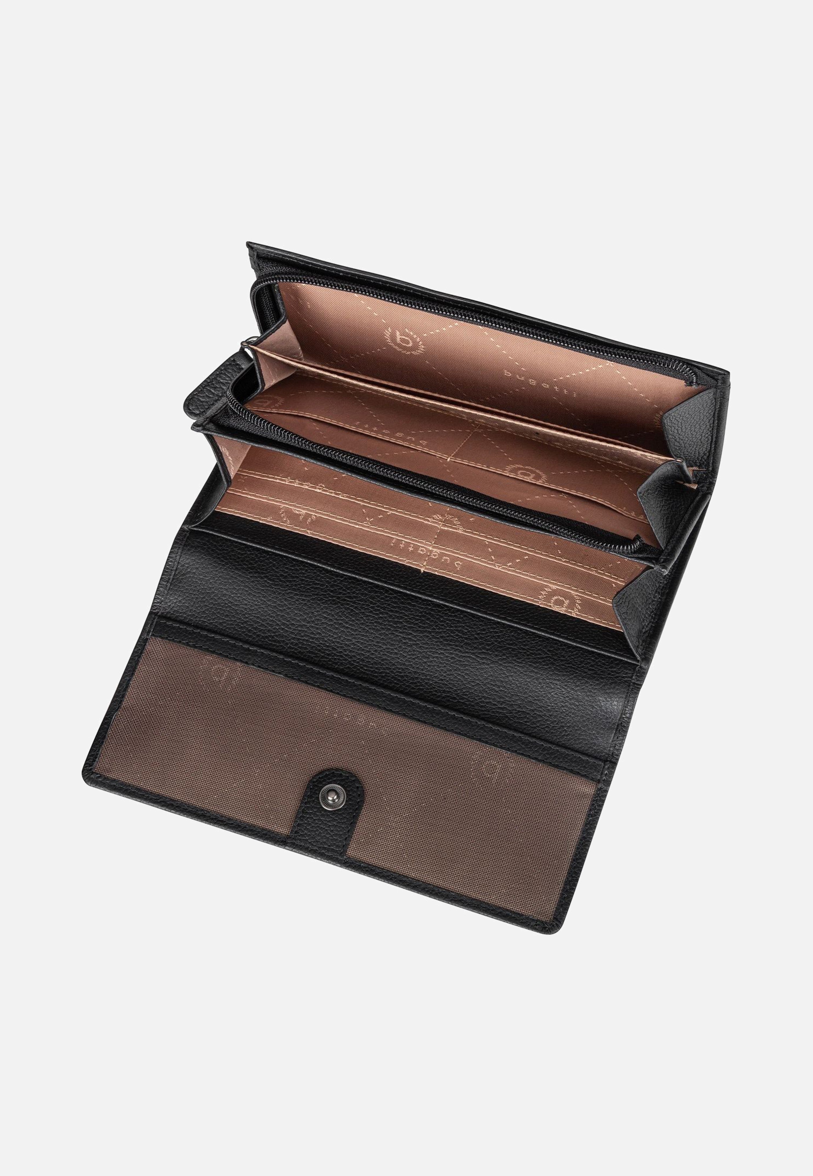 Bugatti Mira Long 1011 Schwarz Wallet