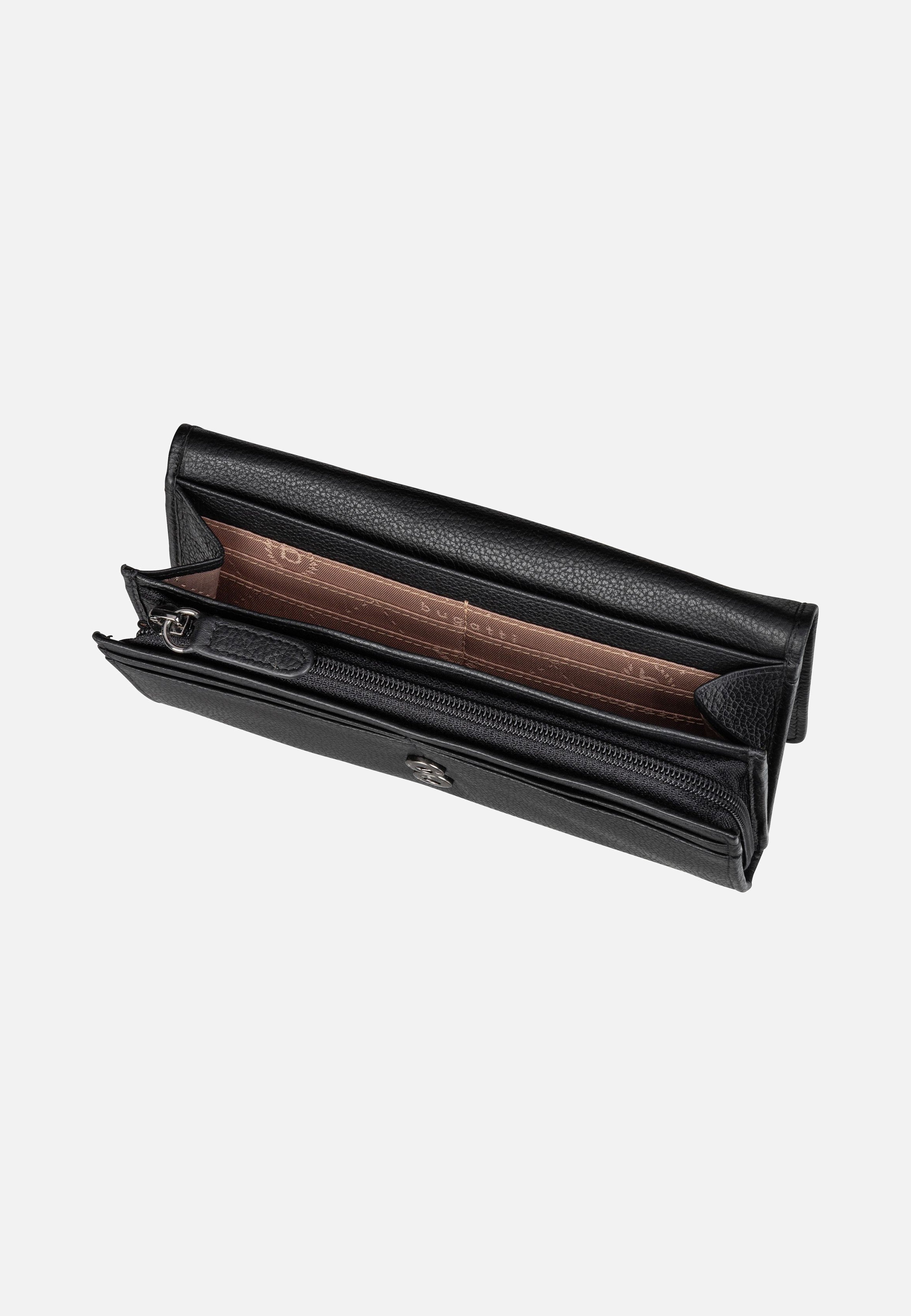 Bugatti Mira Long 1011 Schwarz Wallet