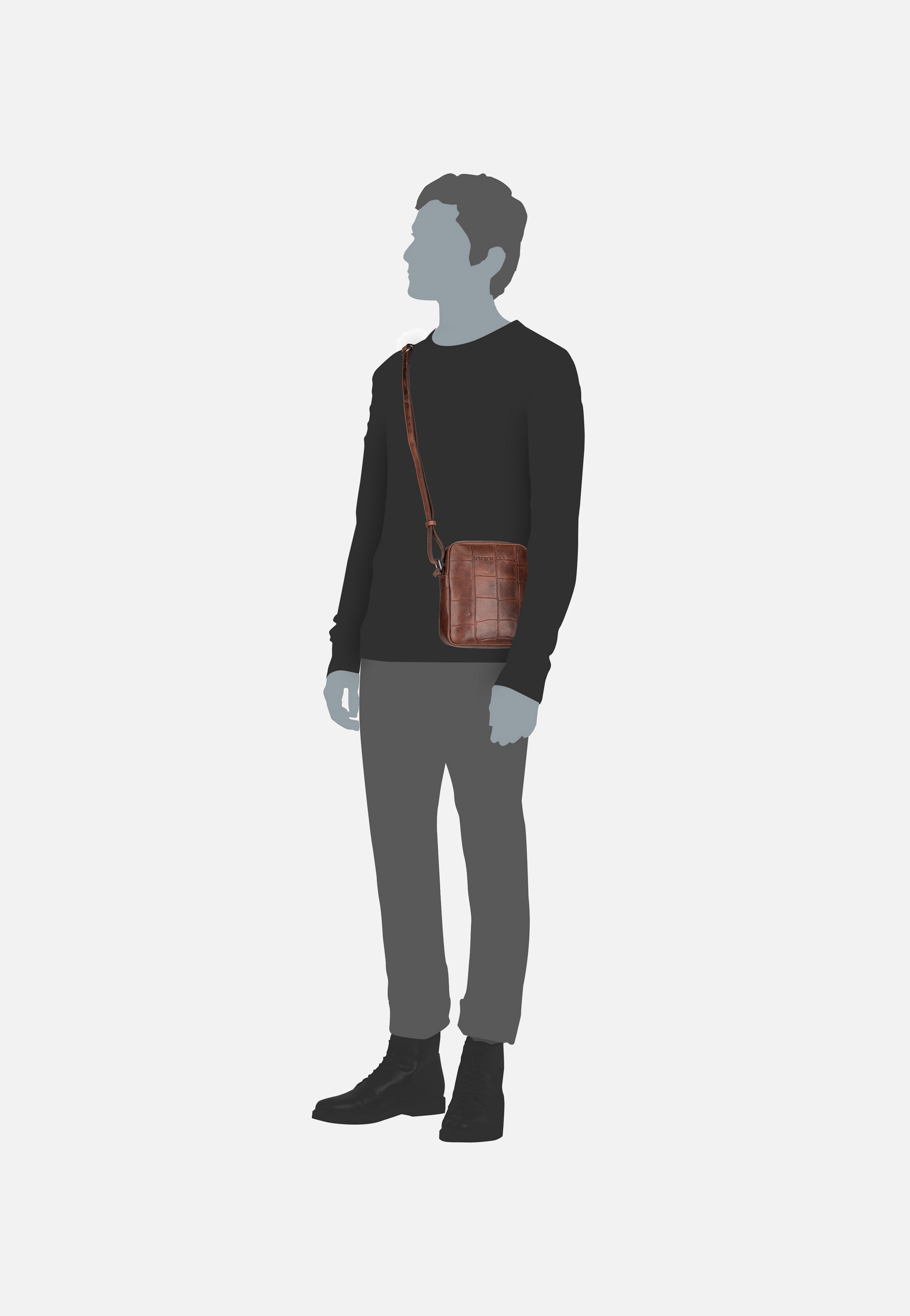 Bugatti - Nevio 5920 Cognac - Shoulder Bag | Men-Image