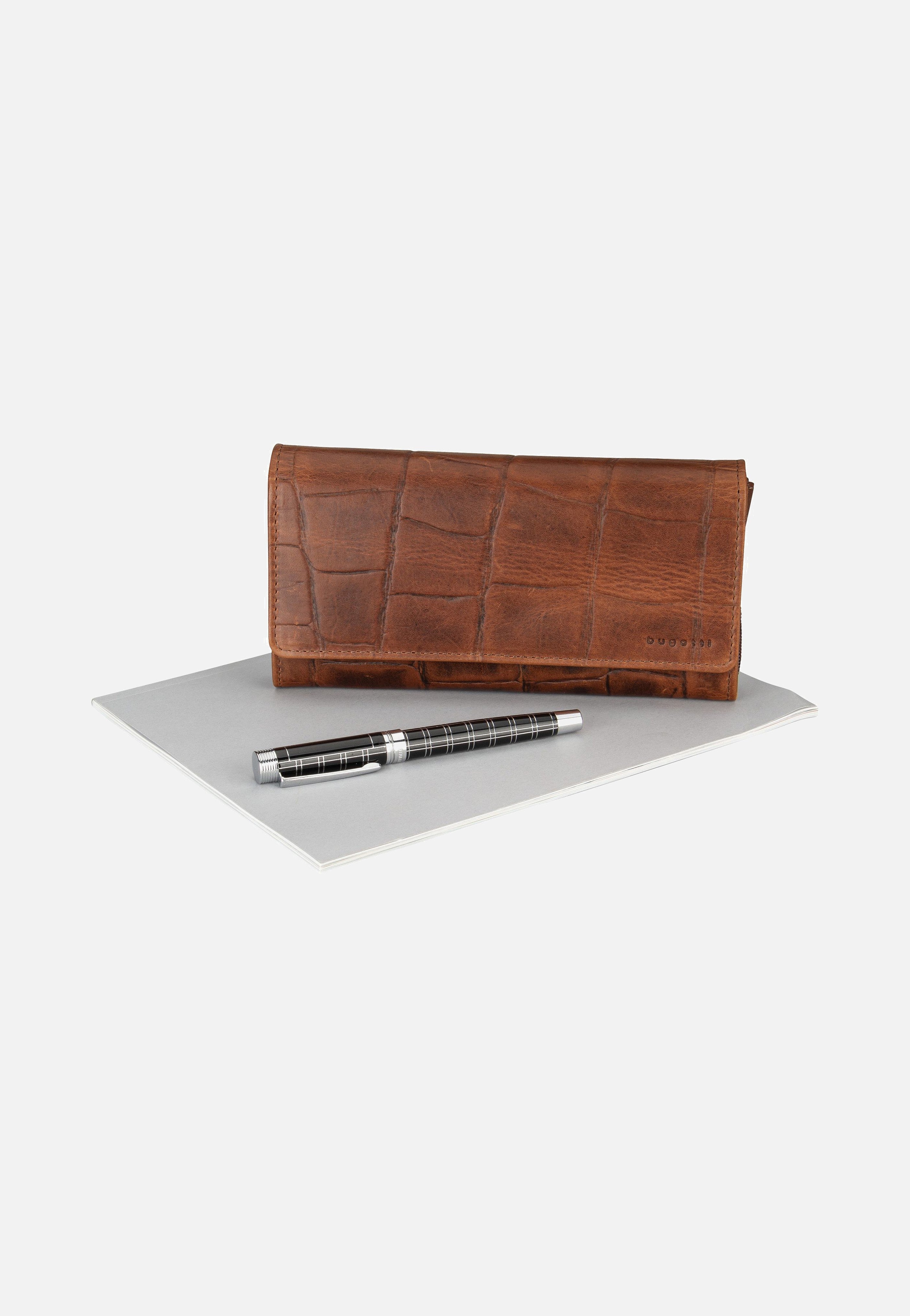 Bugatti - Nevio Ladies Long With Flap Cognac - Wallet | Women-Image